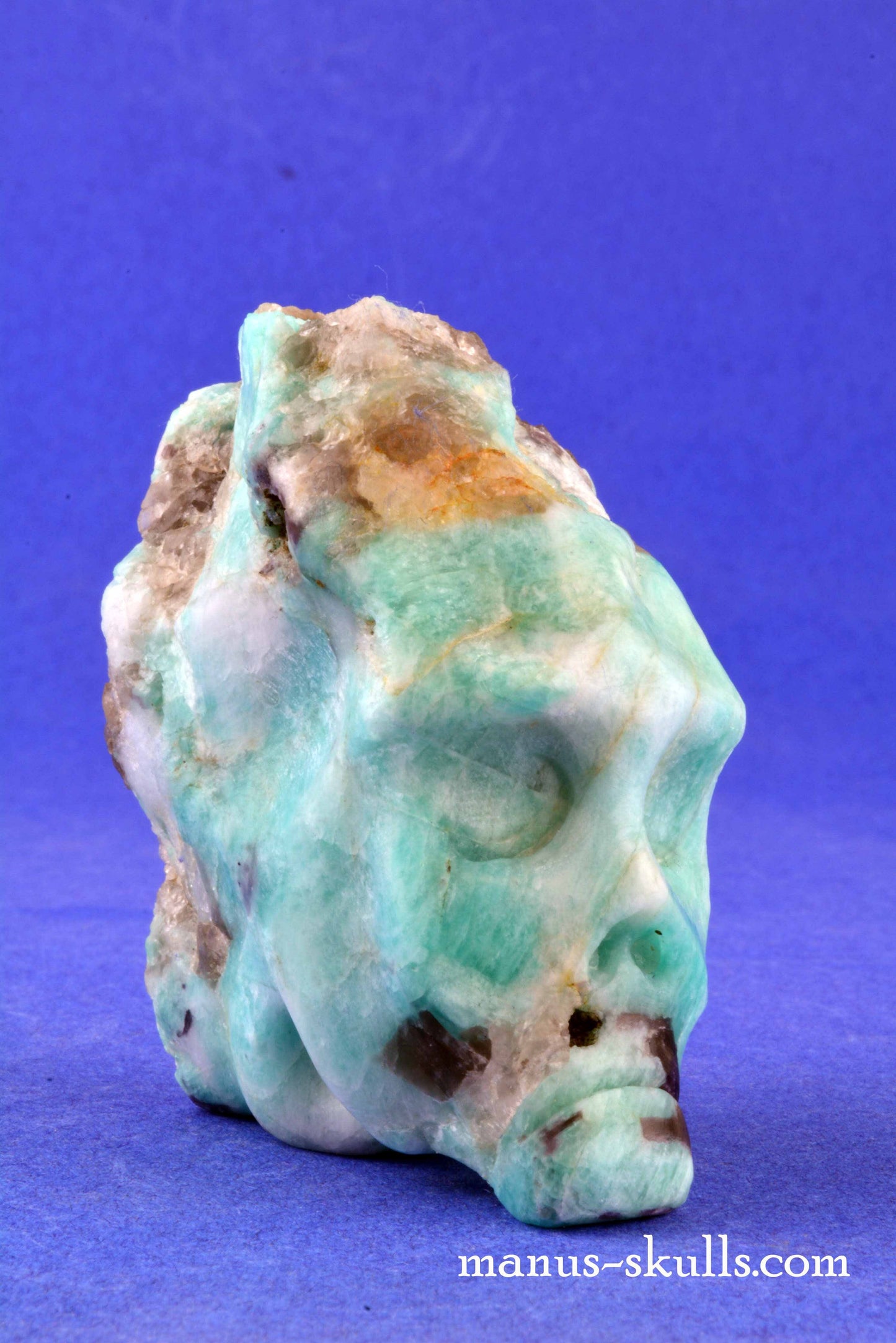Amazonite Skull