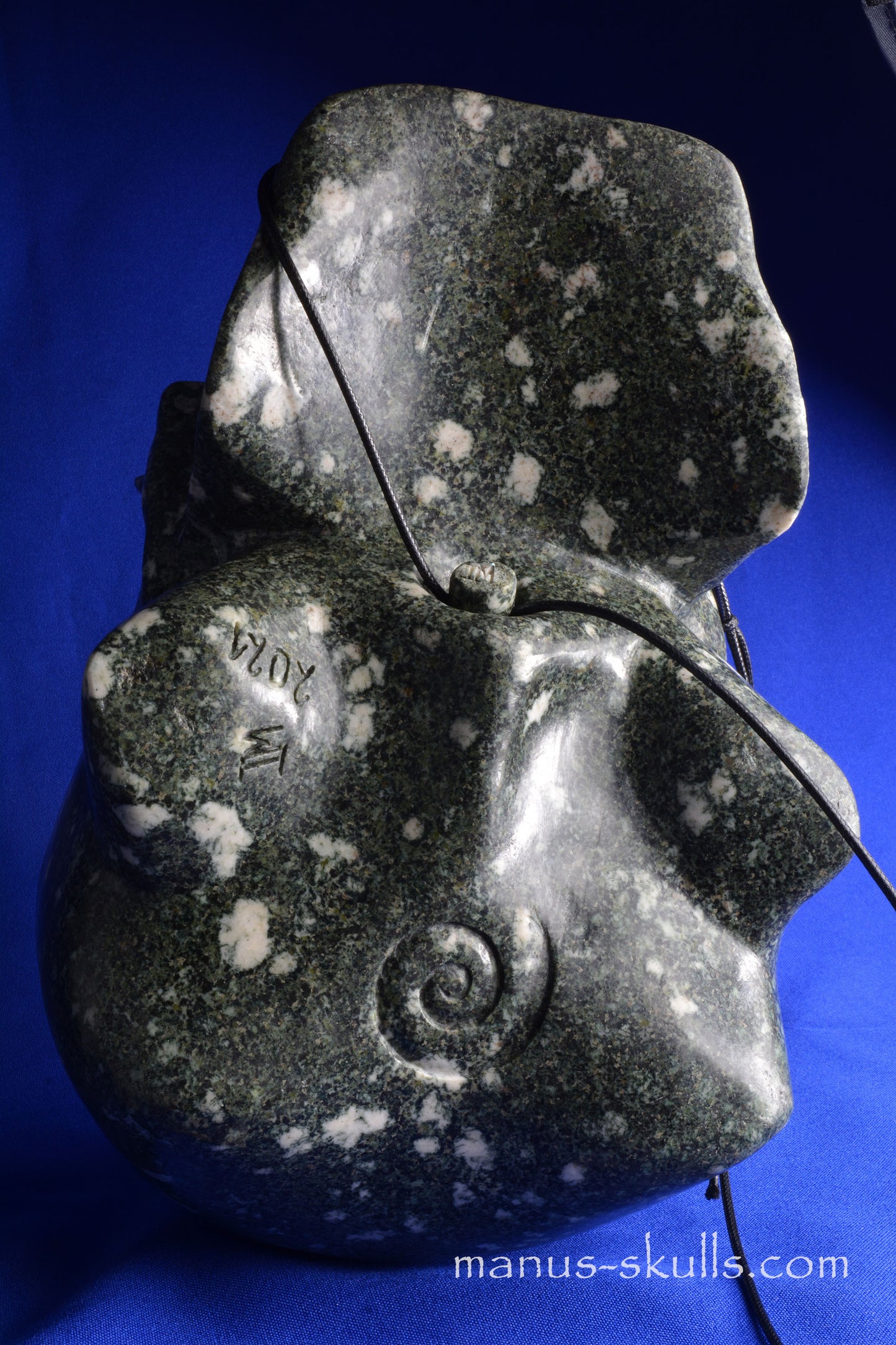 Preseli Bluestone Spiral Skull