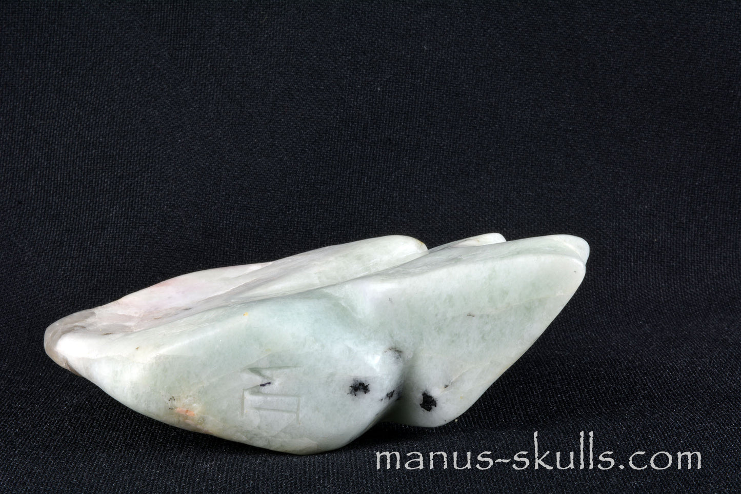 Aquamarine with Morganite en Smokey Quartz Skull