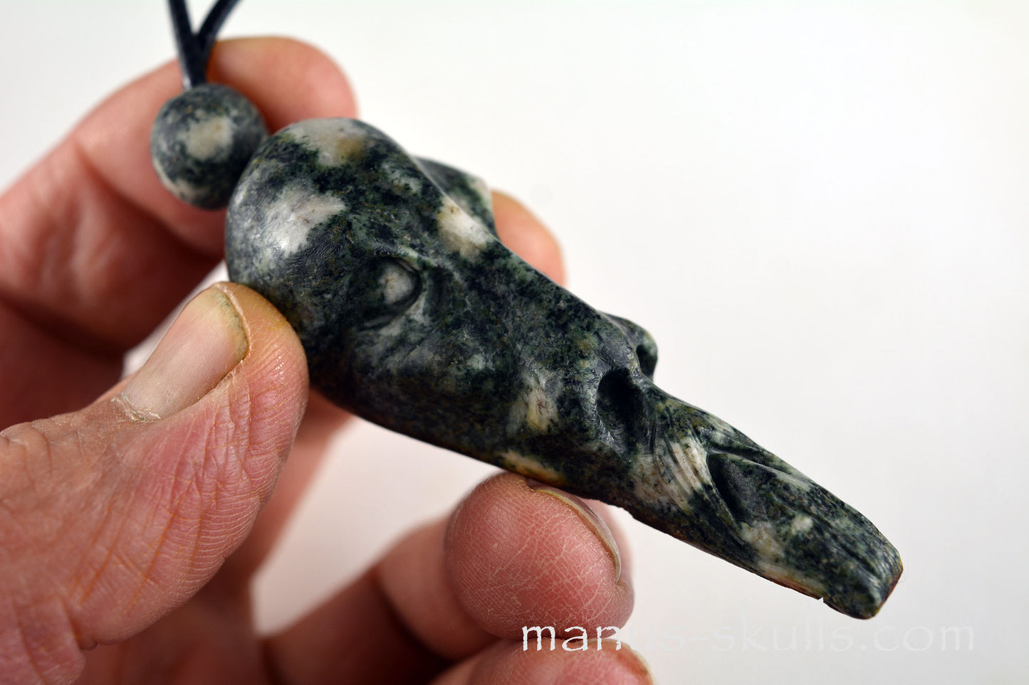 Preseli Bluestone Pendant with PBS slide bead (#14)