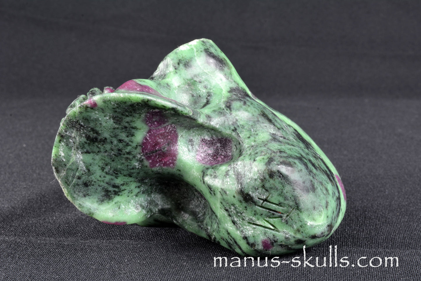 Ruby in Zoisite Skull