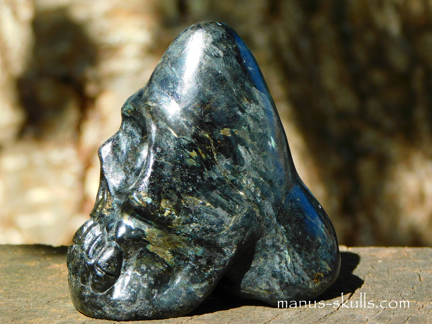 Nuummite Skull
