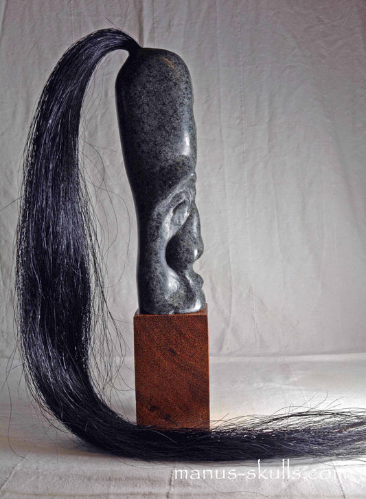 Unspotted Preseli Bluestone Tribal Skull