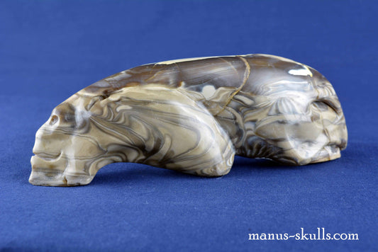 Polish Flint Double Headed Skull