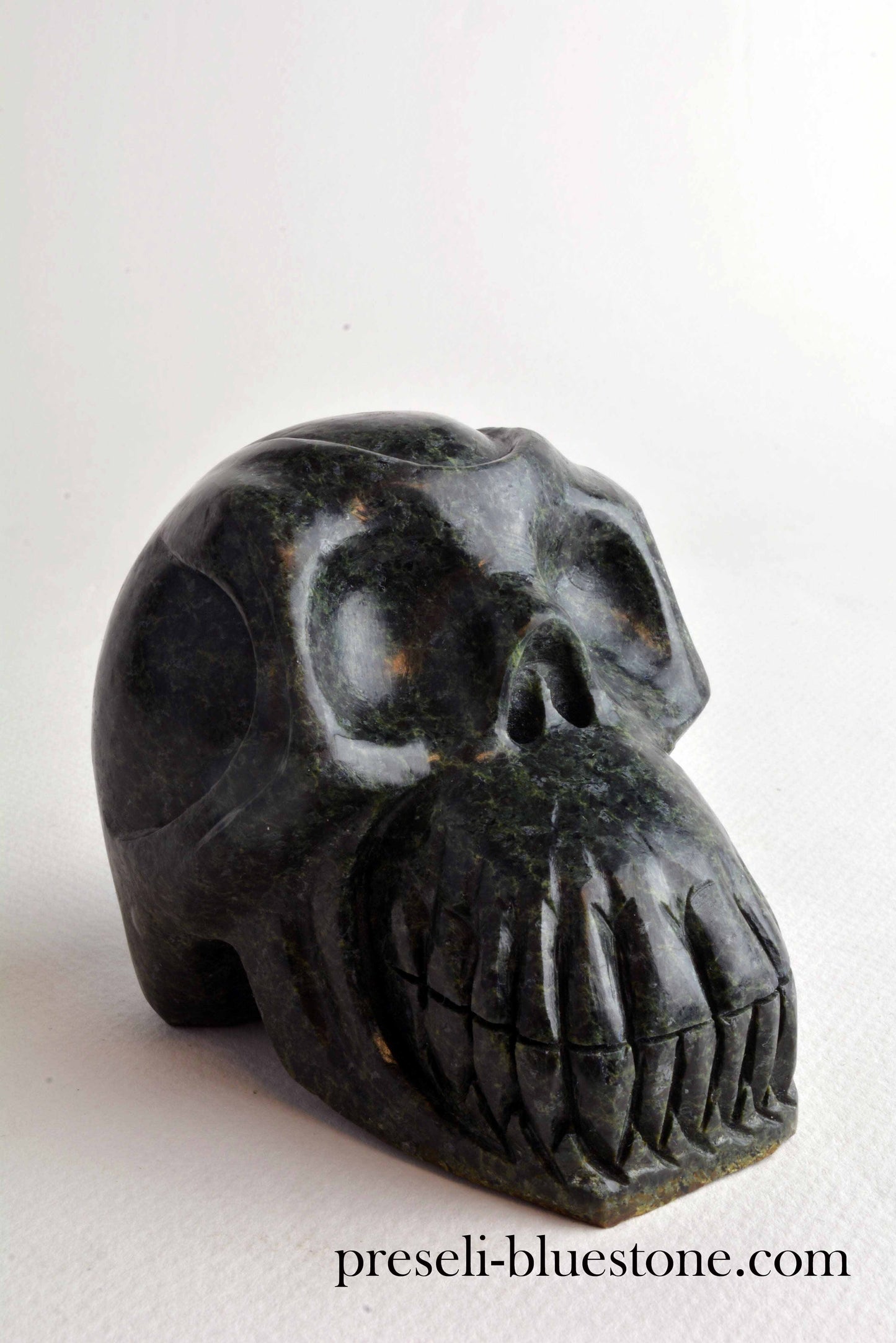 Unspotted Preseli Bluestone Skull