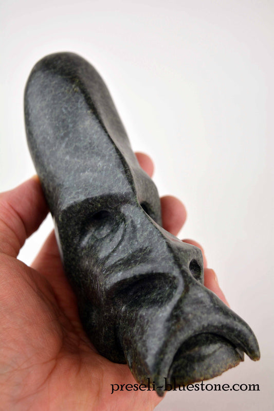 Unspotted Preseli Bluestone Skull