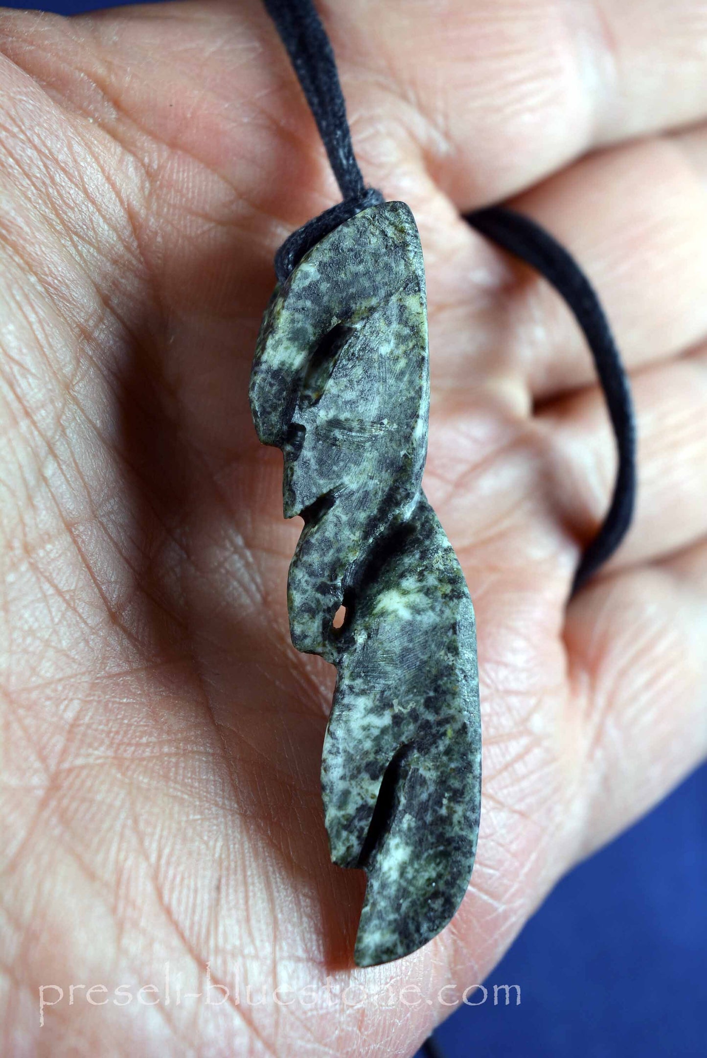 Preseli Bluestone tribal pendant