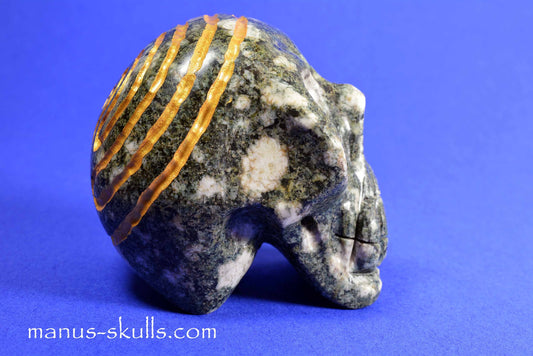 Preseli Bluestone Gold Etched Labyrinth