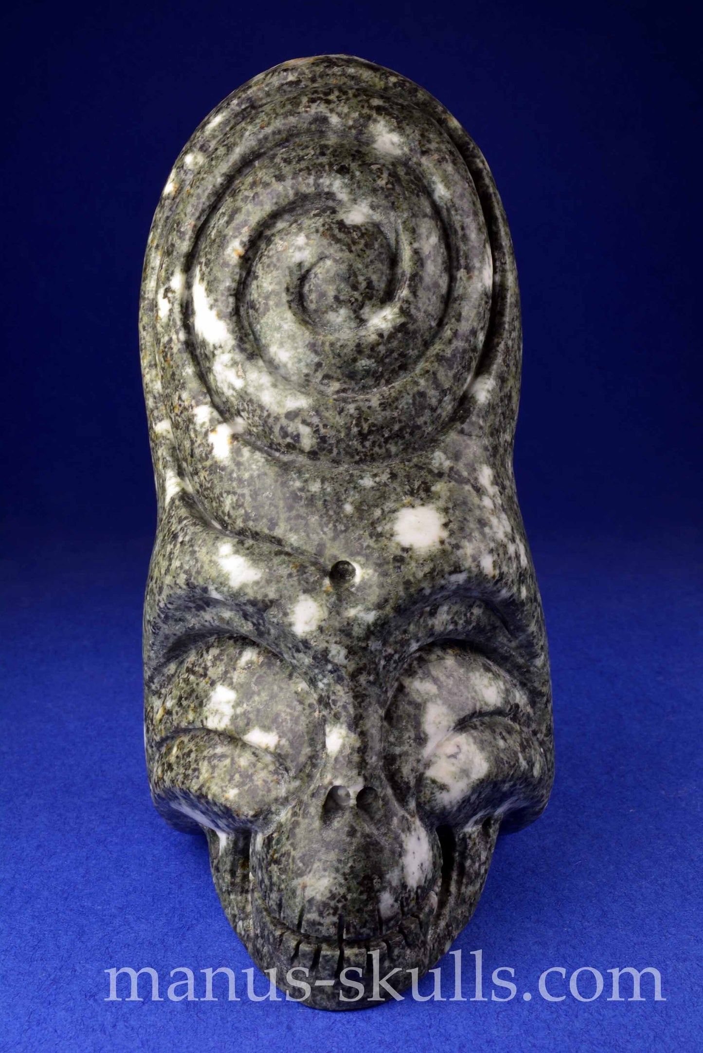 Preseli Bluestone Spiral Skull
