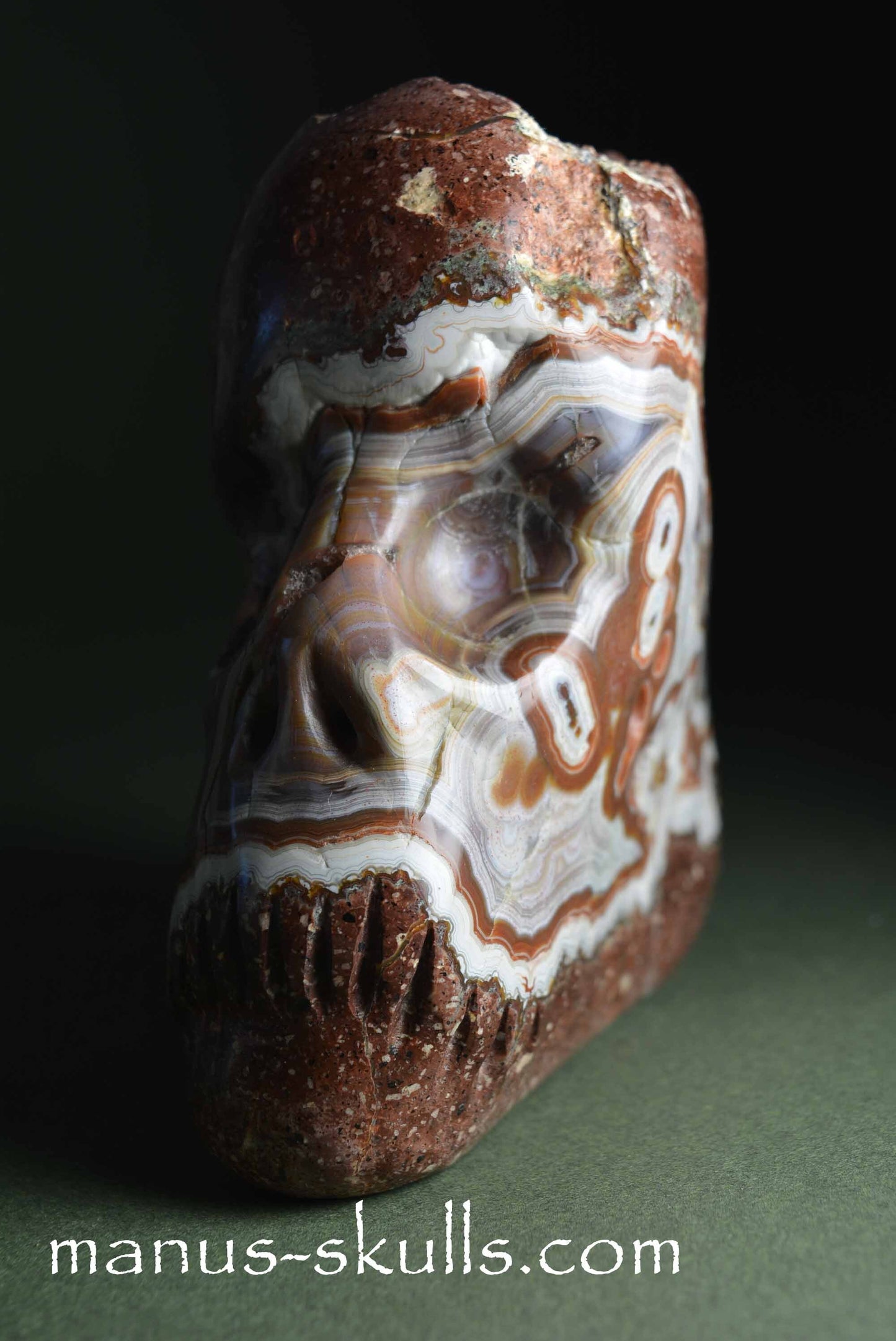 Thunderegg Lithophyse Agate Skull