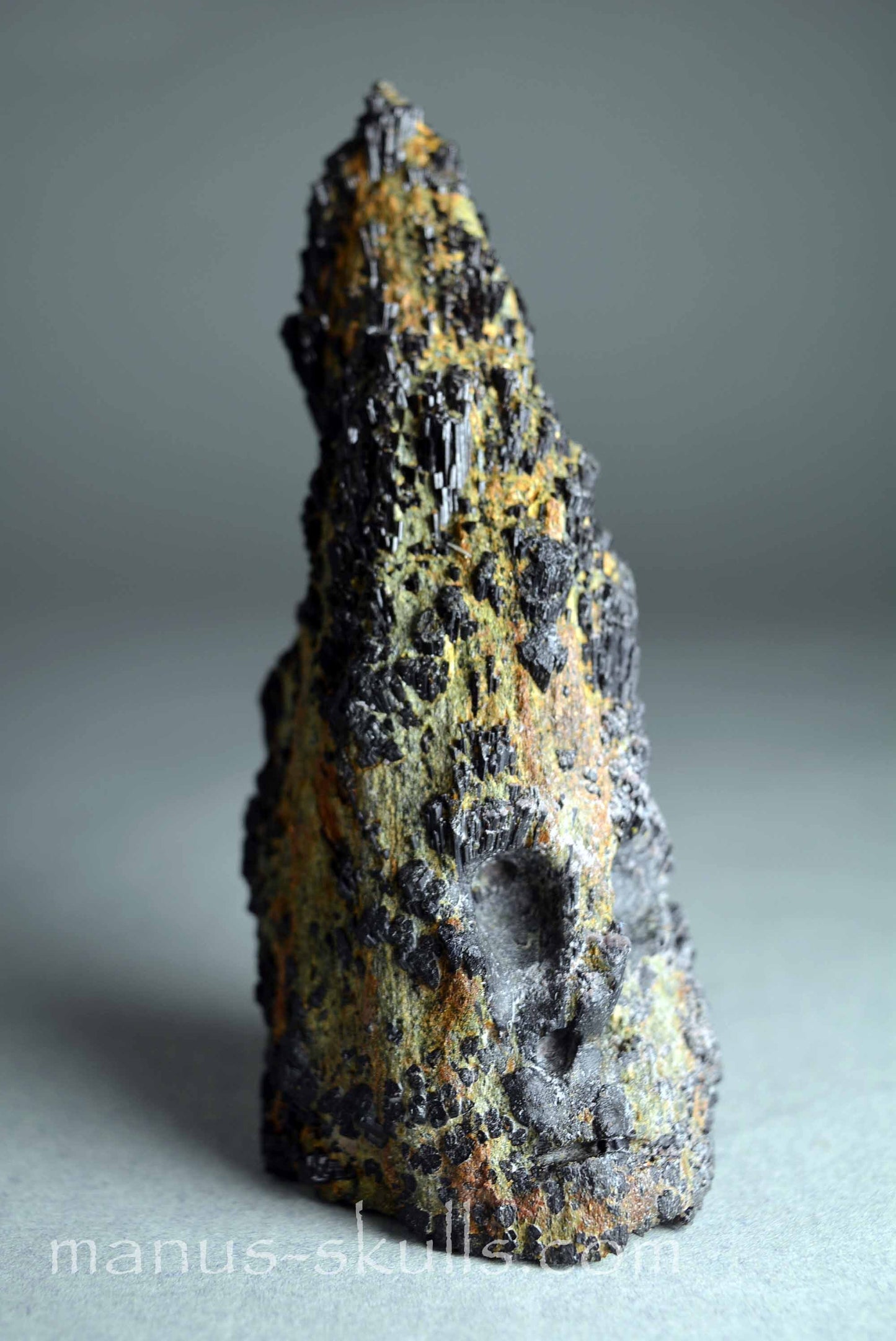 Tourmaline Conehead Skull