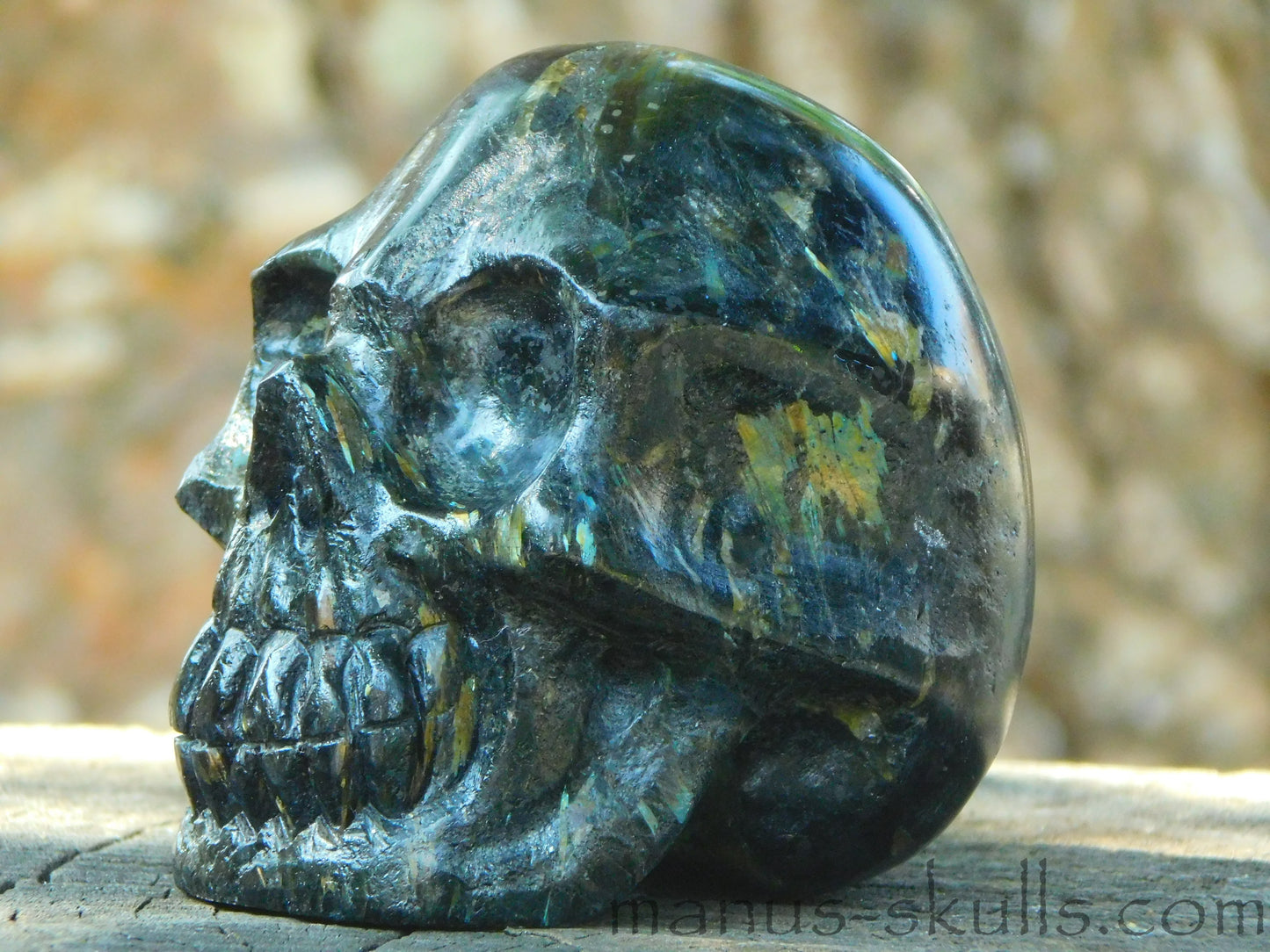 Nuummite Skull