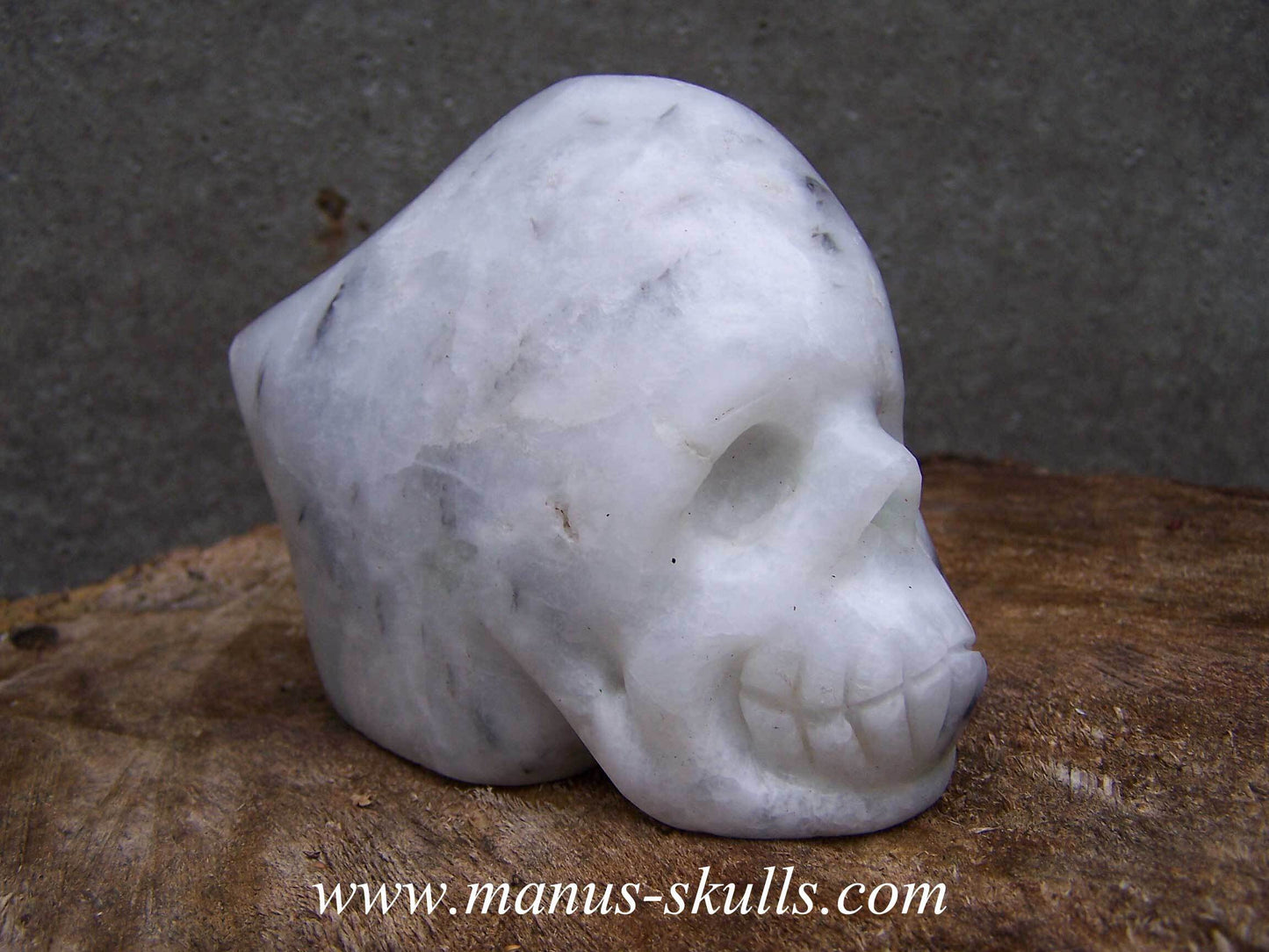 Apophyllite Skull