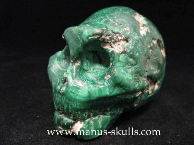 Malachite Skull