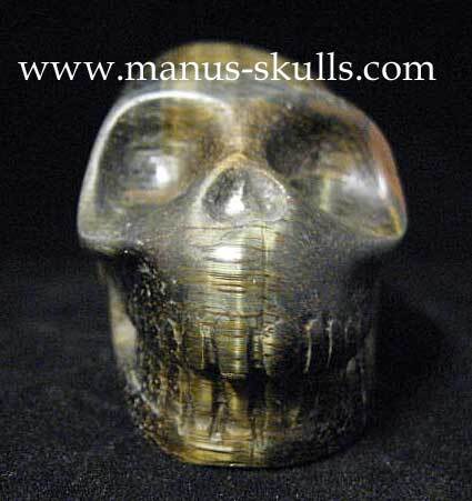 Tiger Eye Skull
