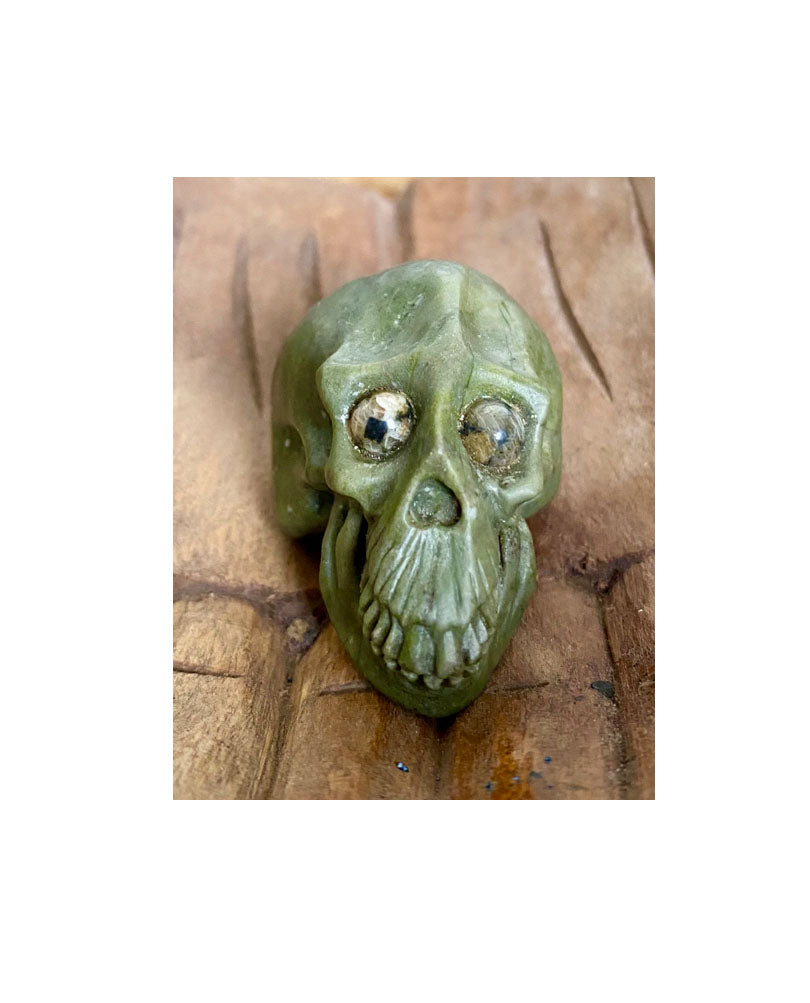 Healing silence, coming home with my Greenlandite skull