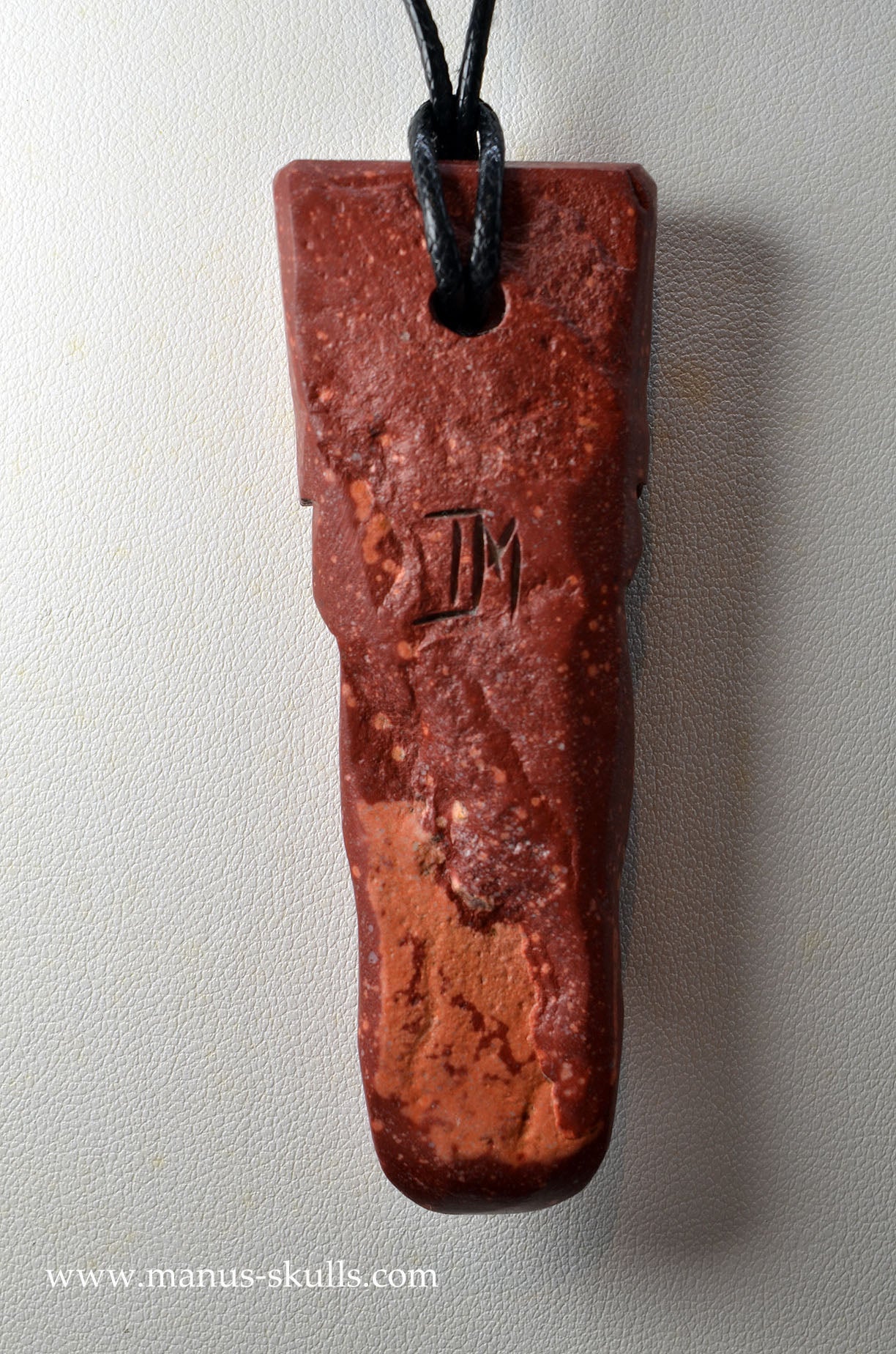 Catlinite (Pipestone) Tribal Pendant (#01)