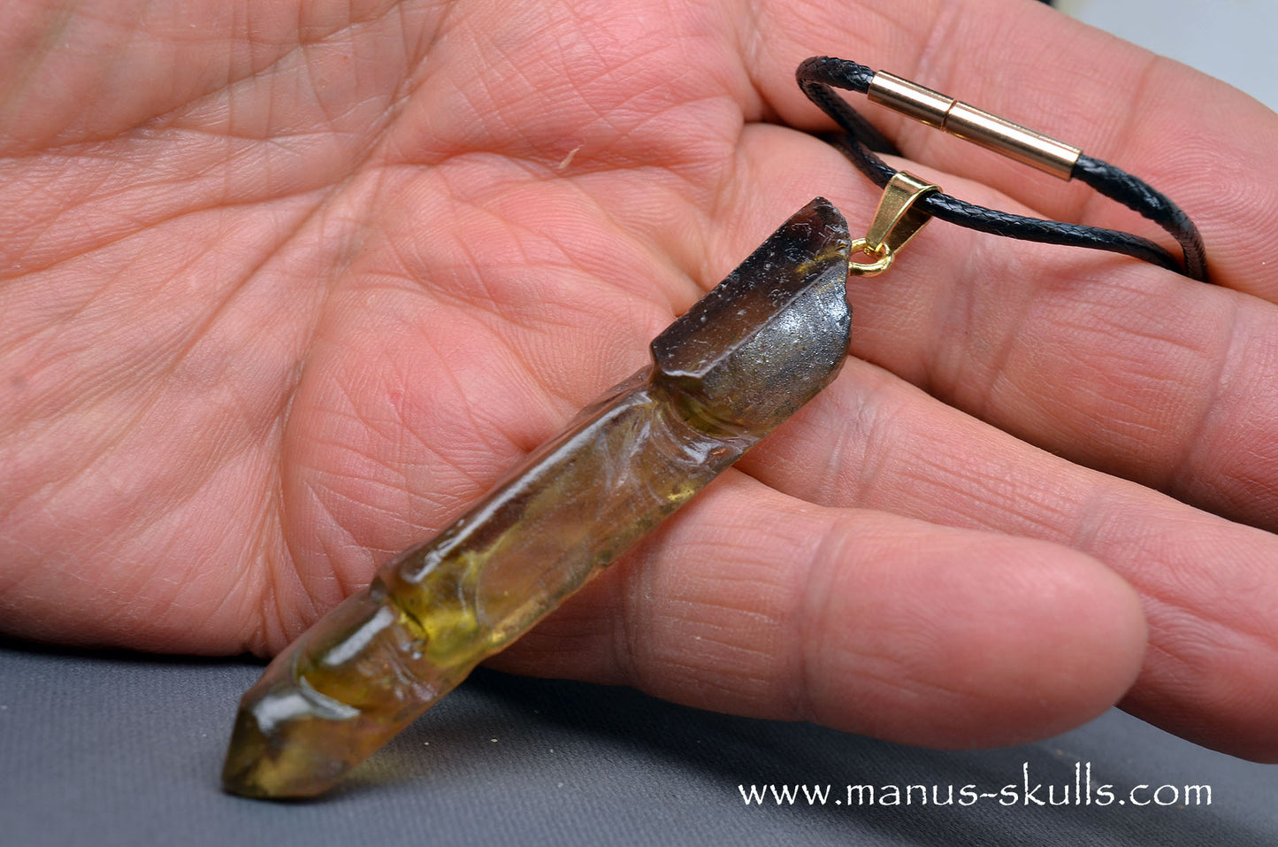 Smokey Quartz Tribal Pendant
