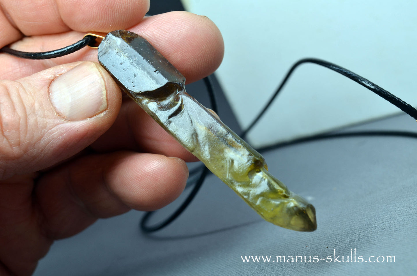 Smokey Quartz Tribal Pendant