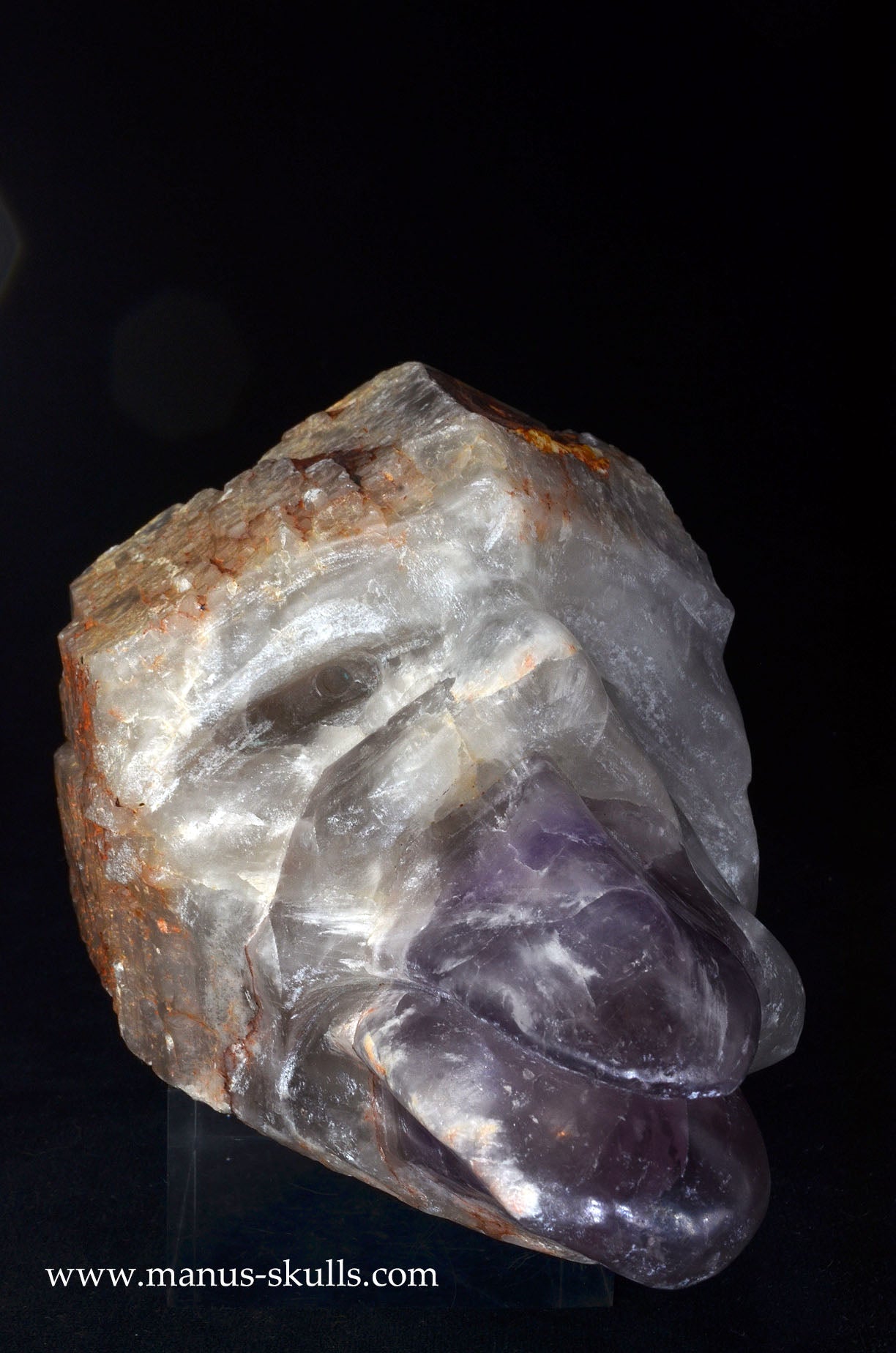 Manus skulls unique Crystal Carvings handmade skulls dragons pendants preseli bluestone tribals spiritual meaning wand Unicorn ..  Mandu Amethyst