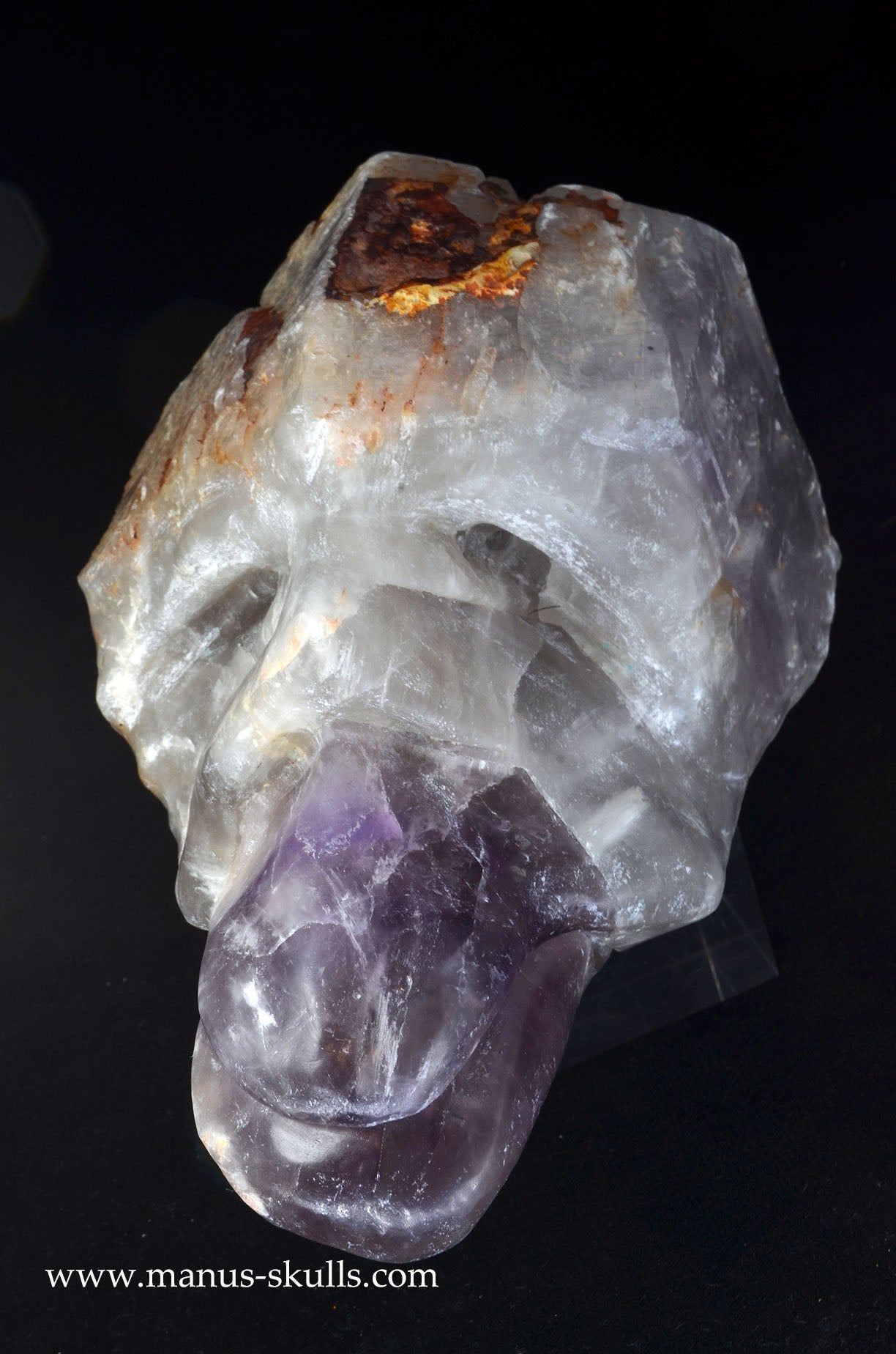 Manus skulls unique Crystal Carvings handmade skulls dragons pendants preseli bluestone tribals spiritual meaning wand Unicorn ..  Mandu Amethyst