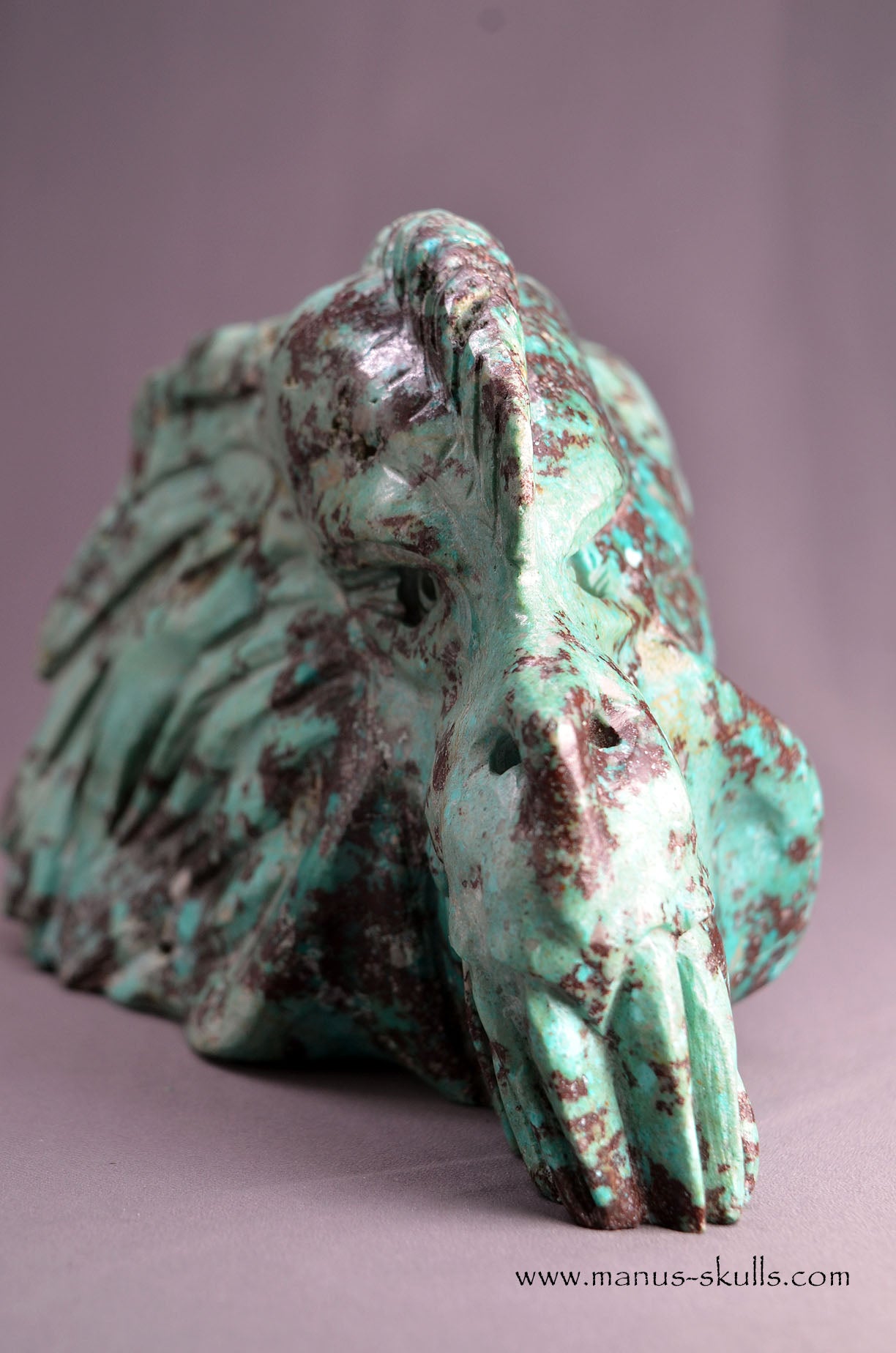 Manus skulls unique Crystal Carvings handmade skulls dragons pendants preseli bluestone tribals spiritual meaning wand Unicorn ..  cuprite  chrysocolla