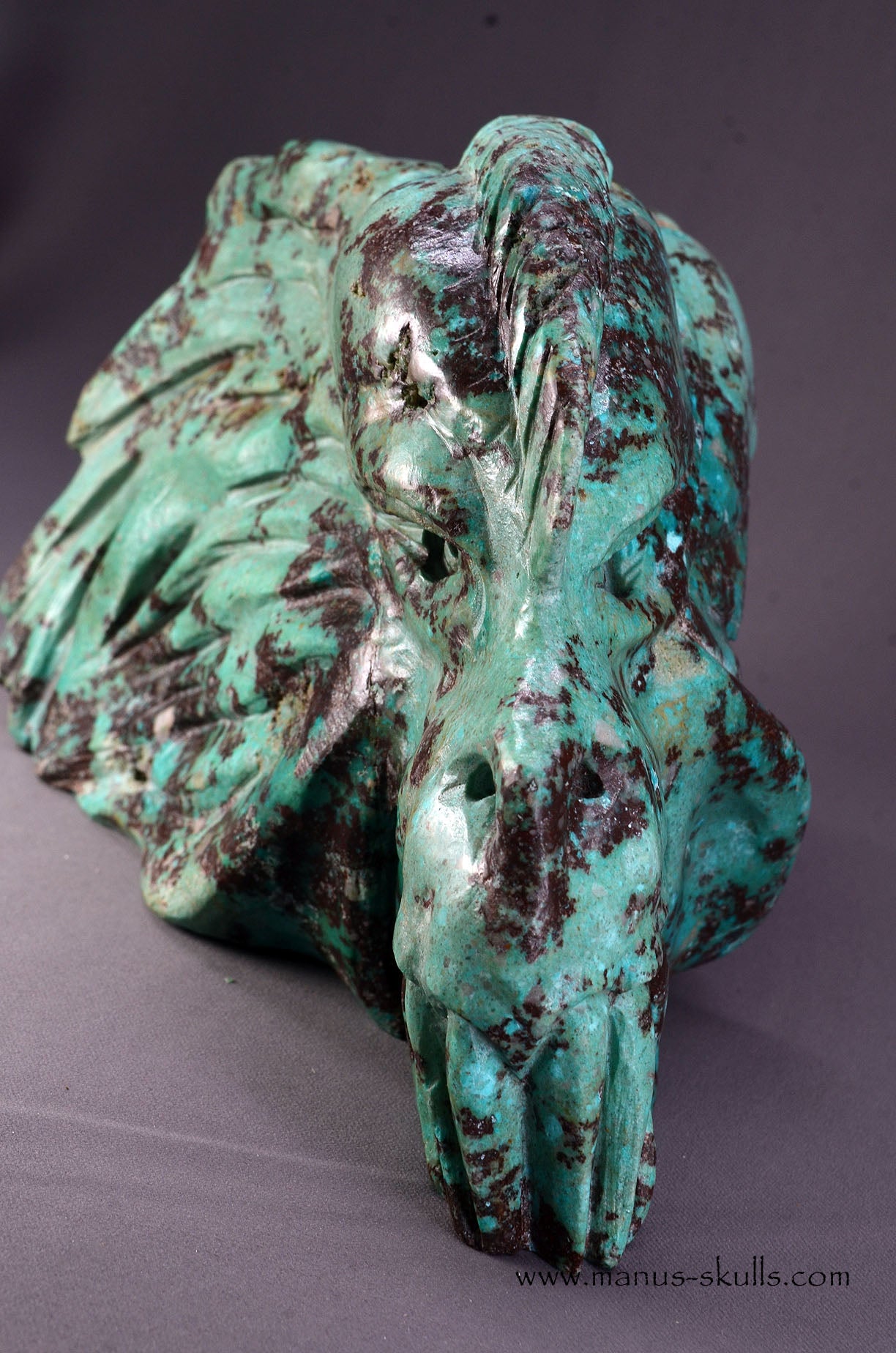 Cuprite ~ Chrysocolla Dragon