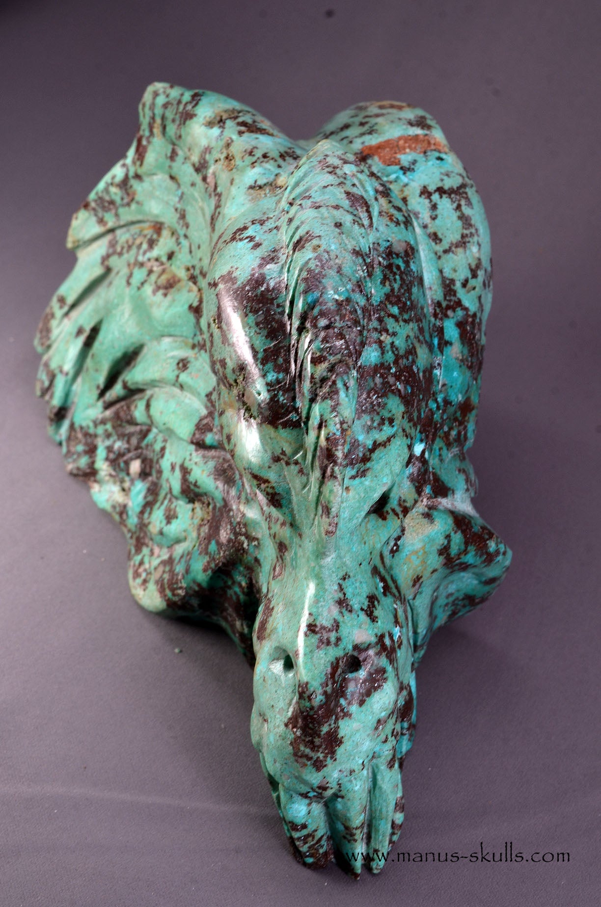 Cuprite ~ Chrysocolla Dragon