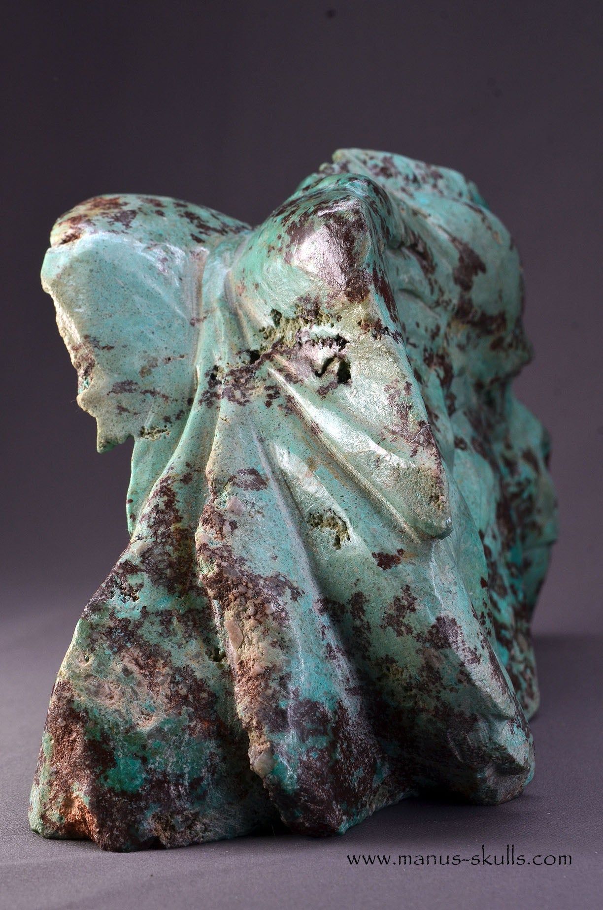 Cuprite ~ Chrysocolla Dragon