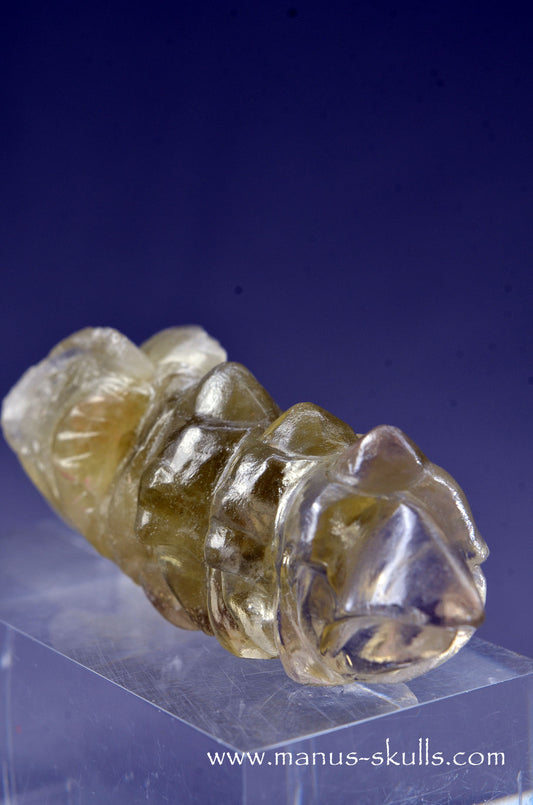 Manus skulls unique Crystal Carvings handmade skulls dragons pendants preseli bluestone tribals spiritual meaning wand Unicorn ..  citrine