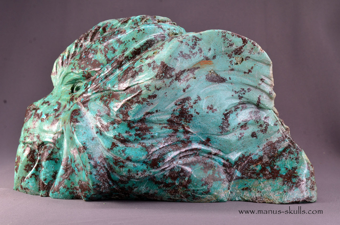 Cuprite ~ Chrysocolla Dragon