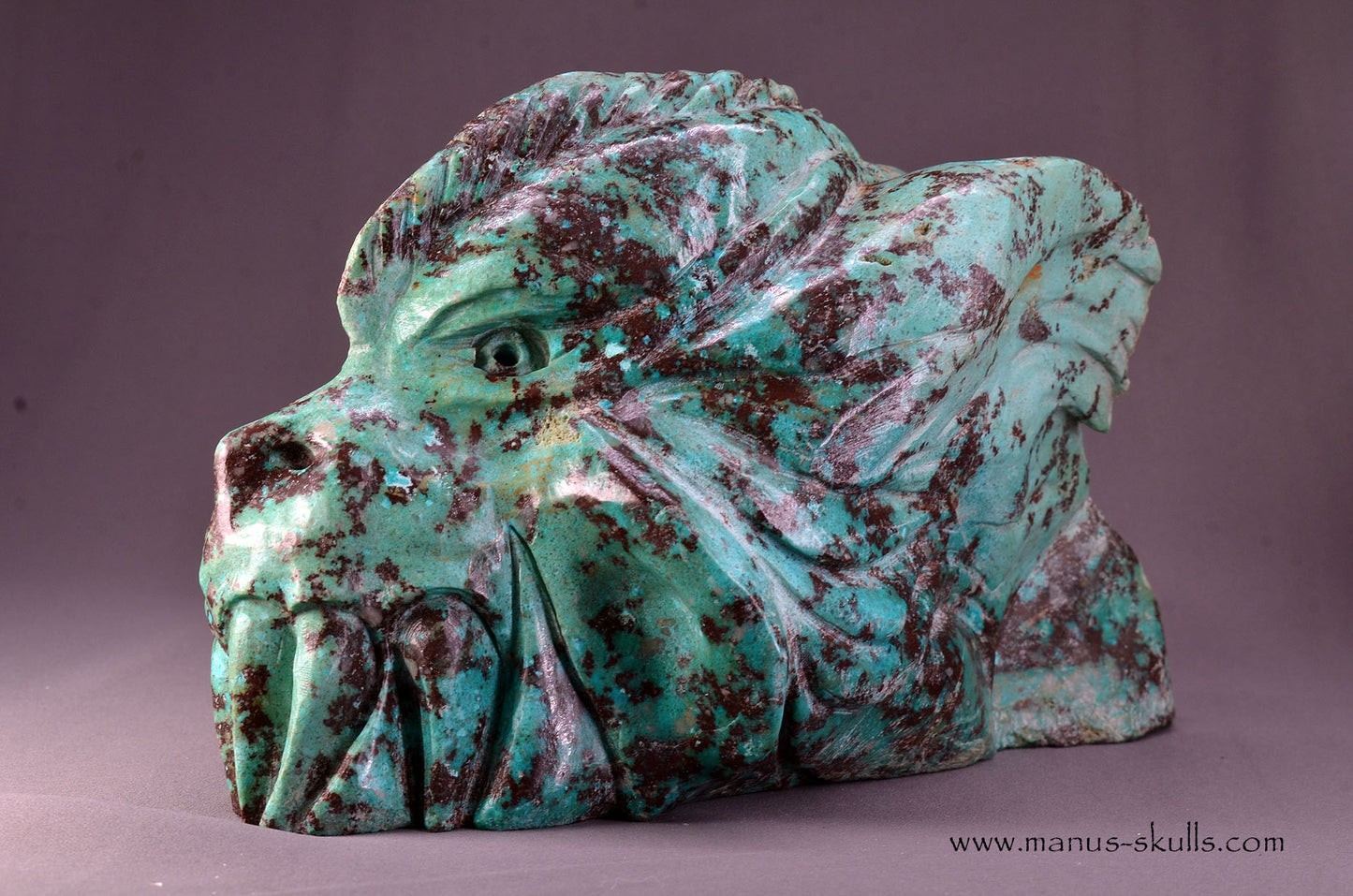 Cuprite ~ Chrysocolla Dragon