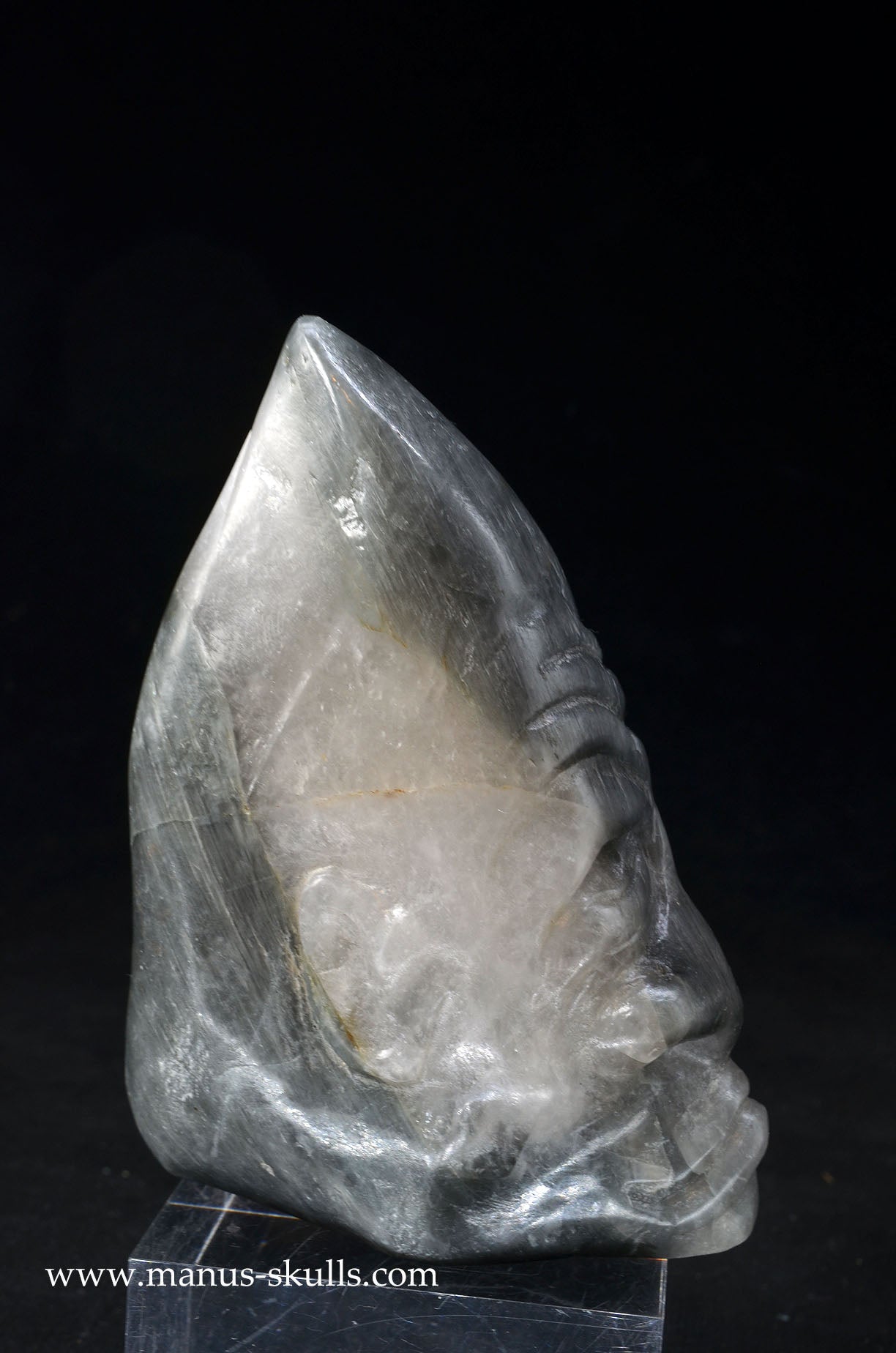 Eagle Eye Quartz Character Skull Face