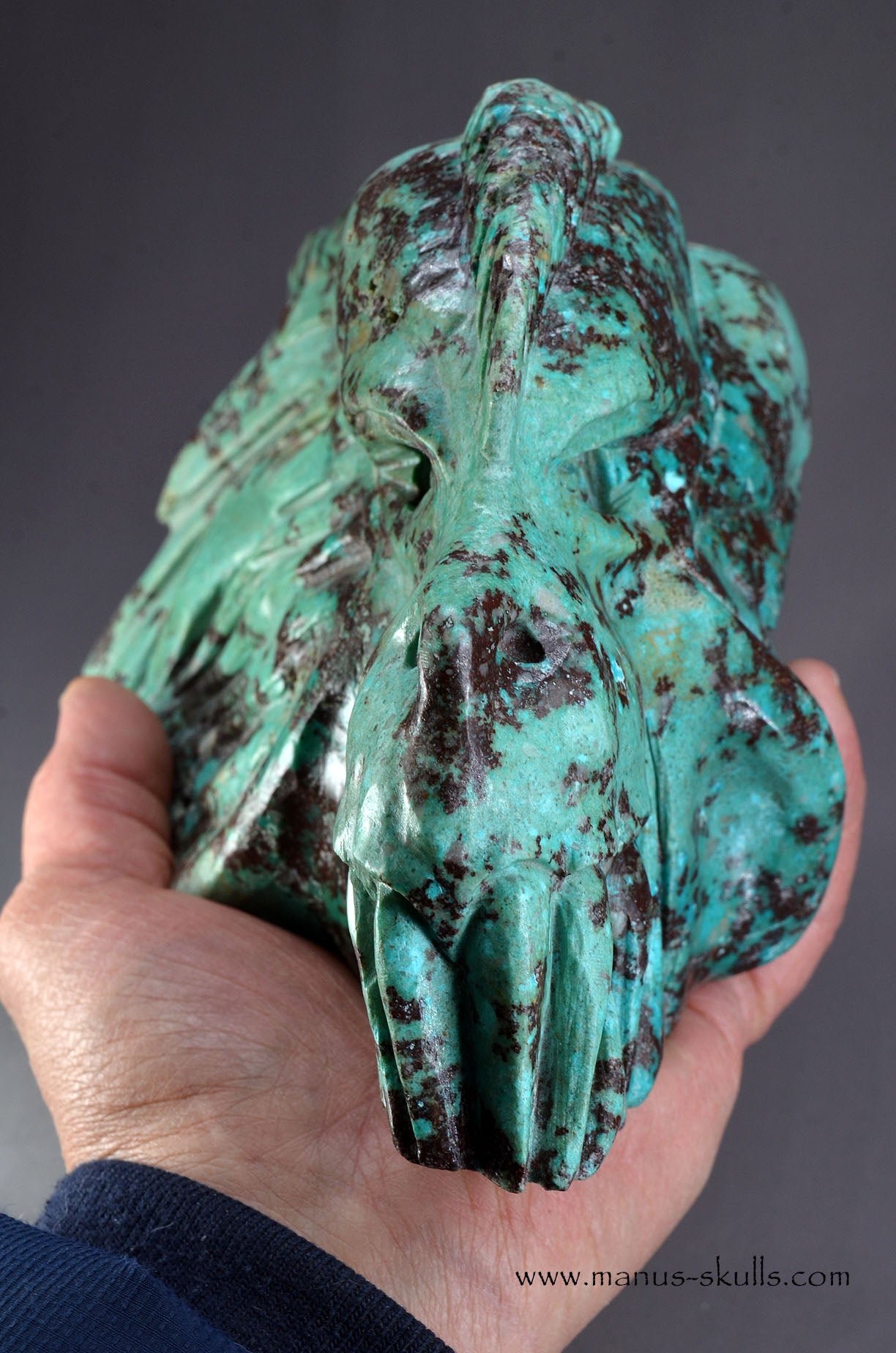 Cuprite ~ Chrysocolla Dragon