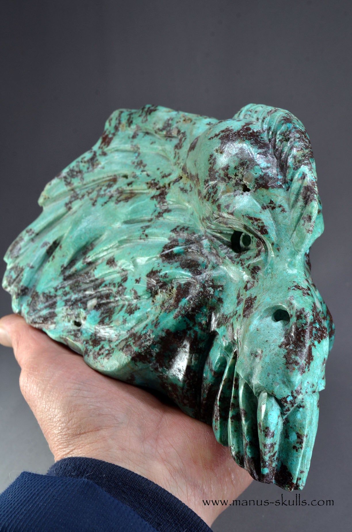 Cuprite ~ Chrysocolla Dragon