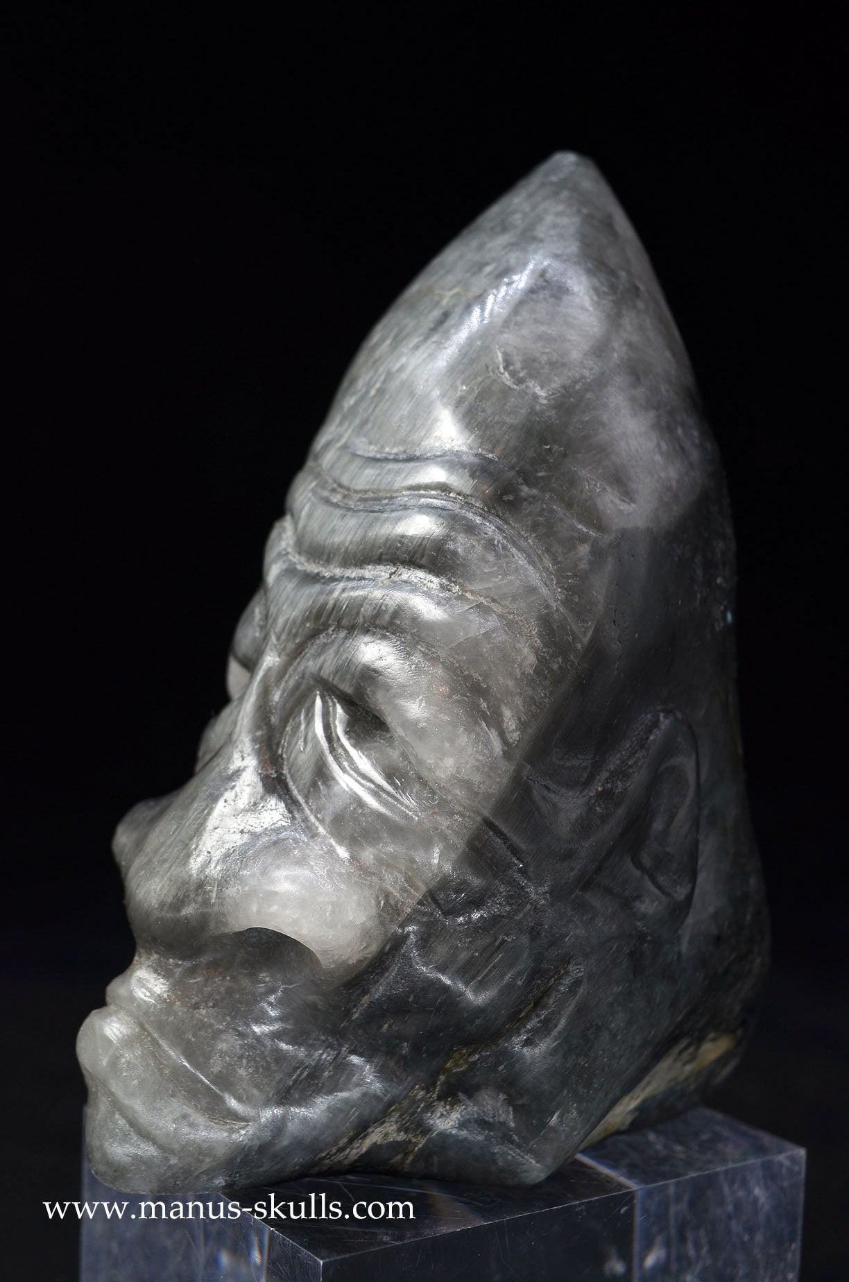 Eagle Eye Quartz Character Skull Face