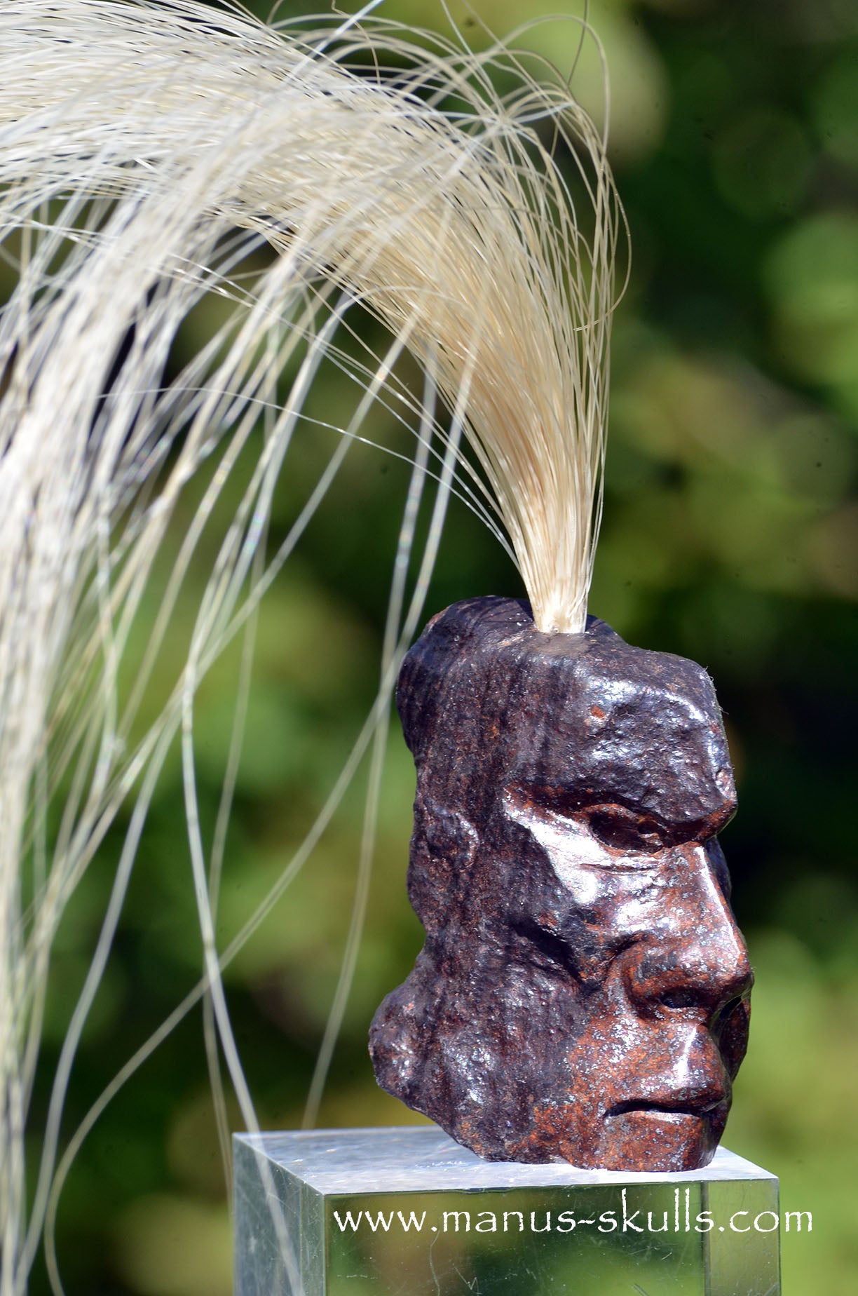 Meteorite Tribal Skull ....