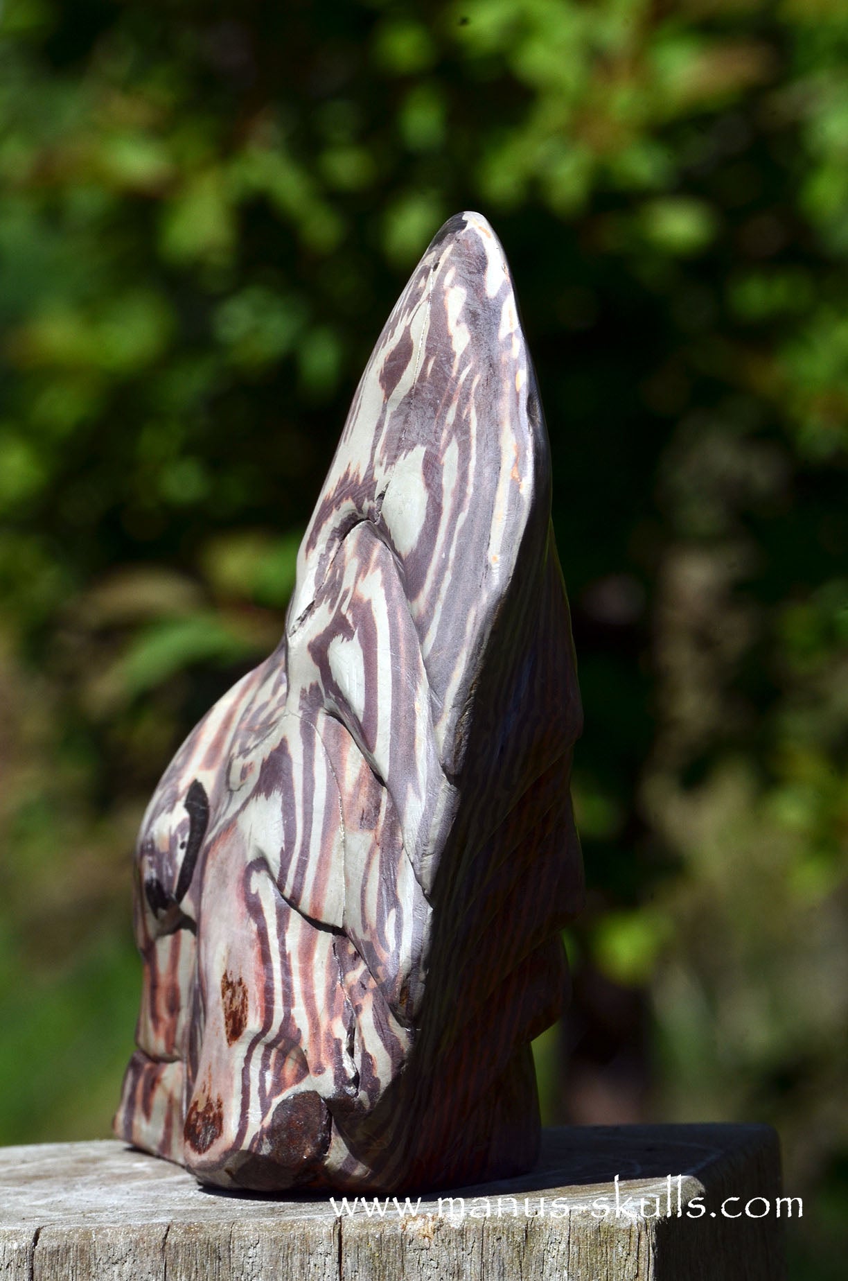 Australian Printstone Tribal Skull Face ...