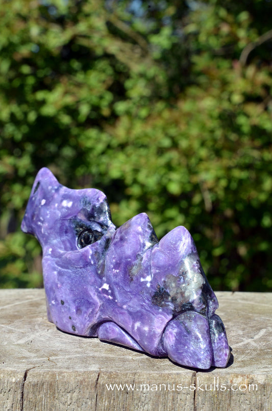 Charoite Dragon