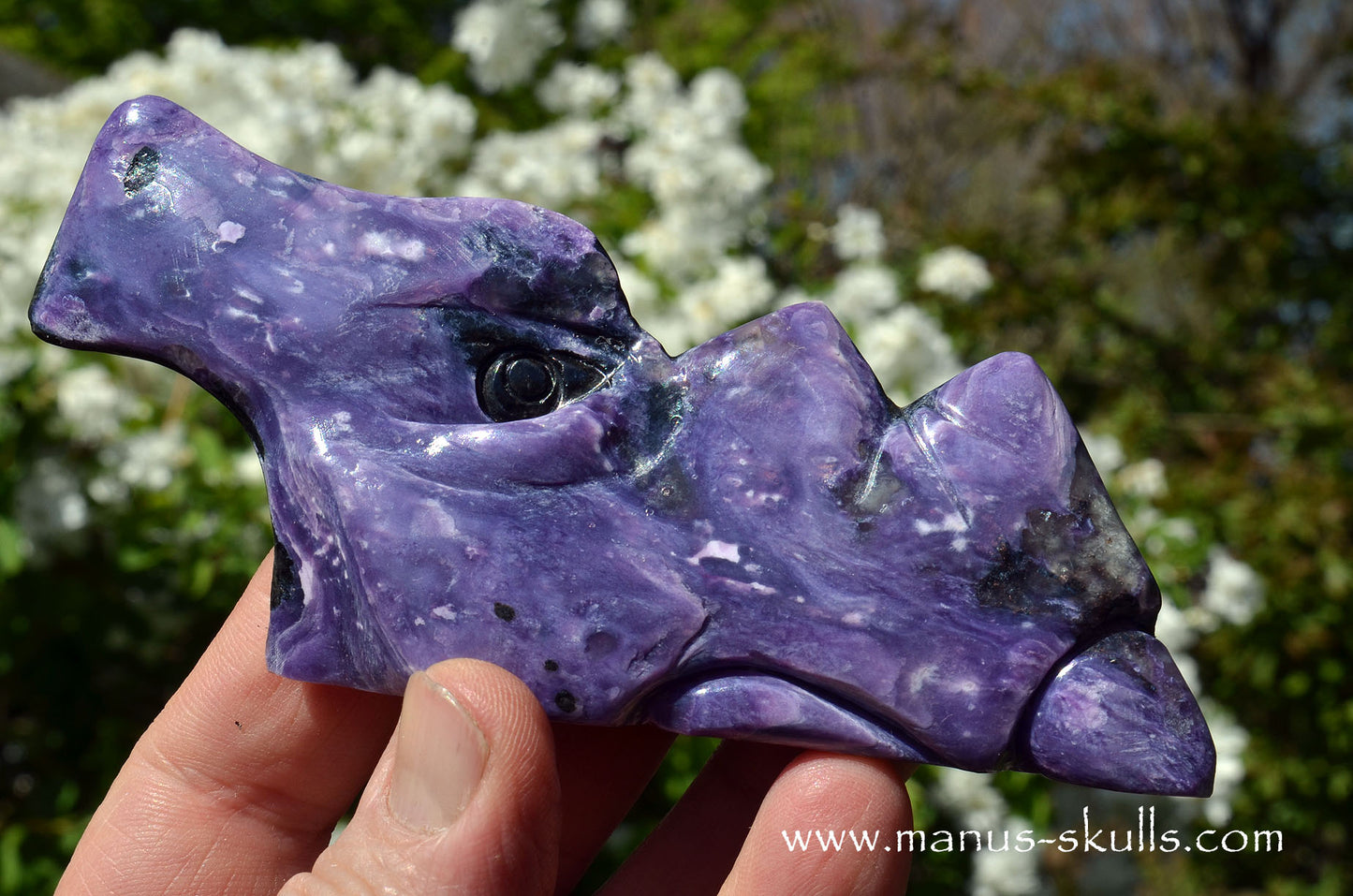 Charoite Dragon