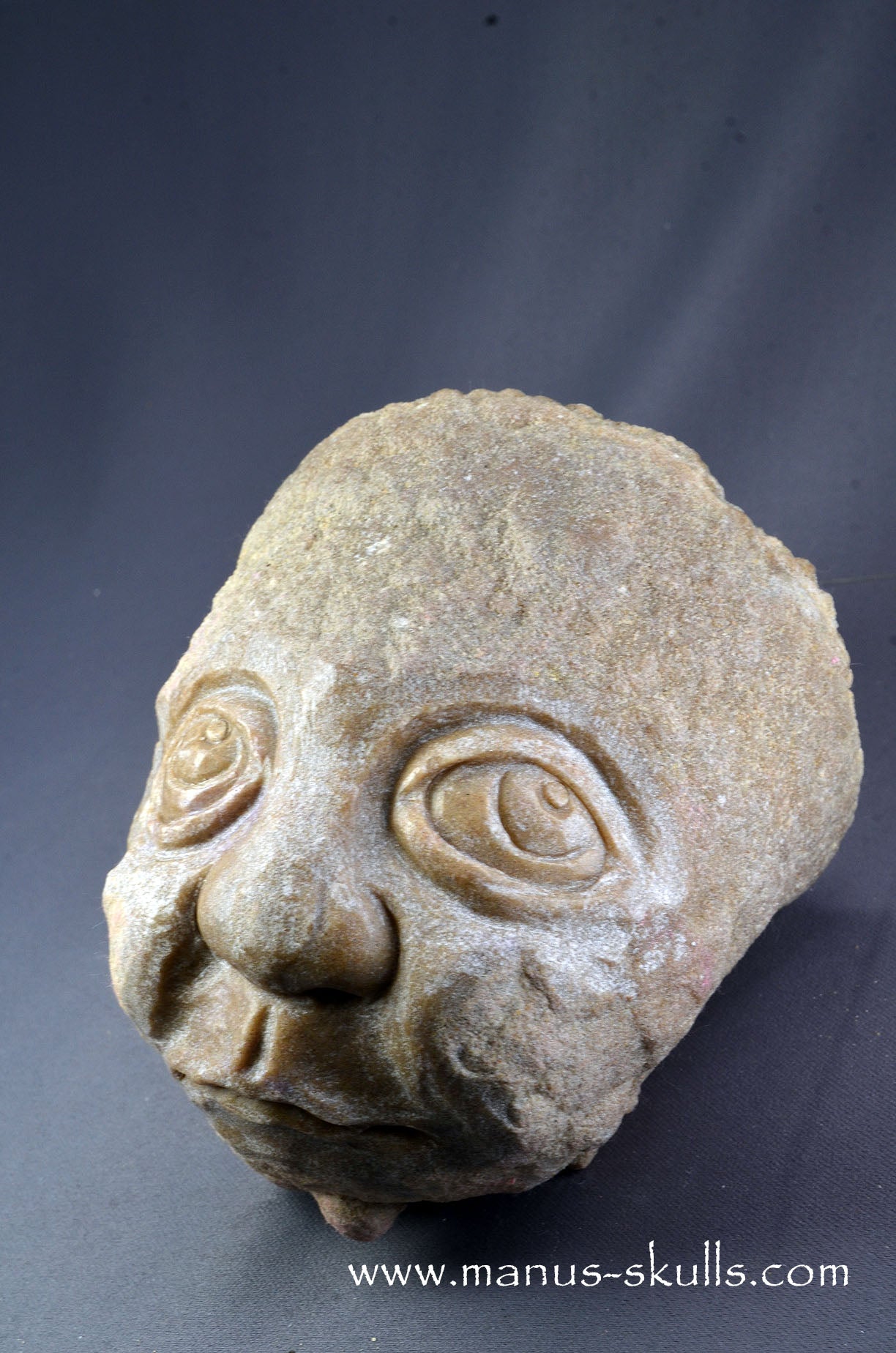 Stromatolite ~ Oncolite Child Skull Face