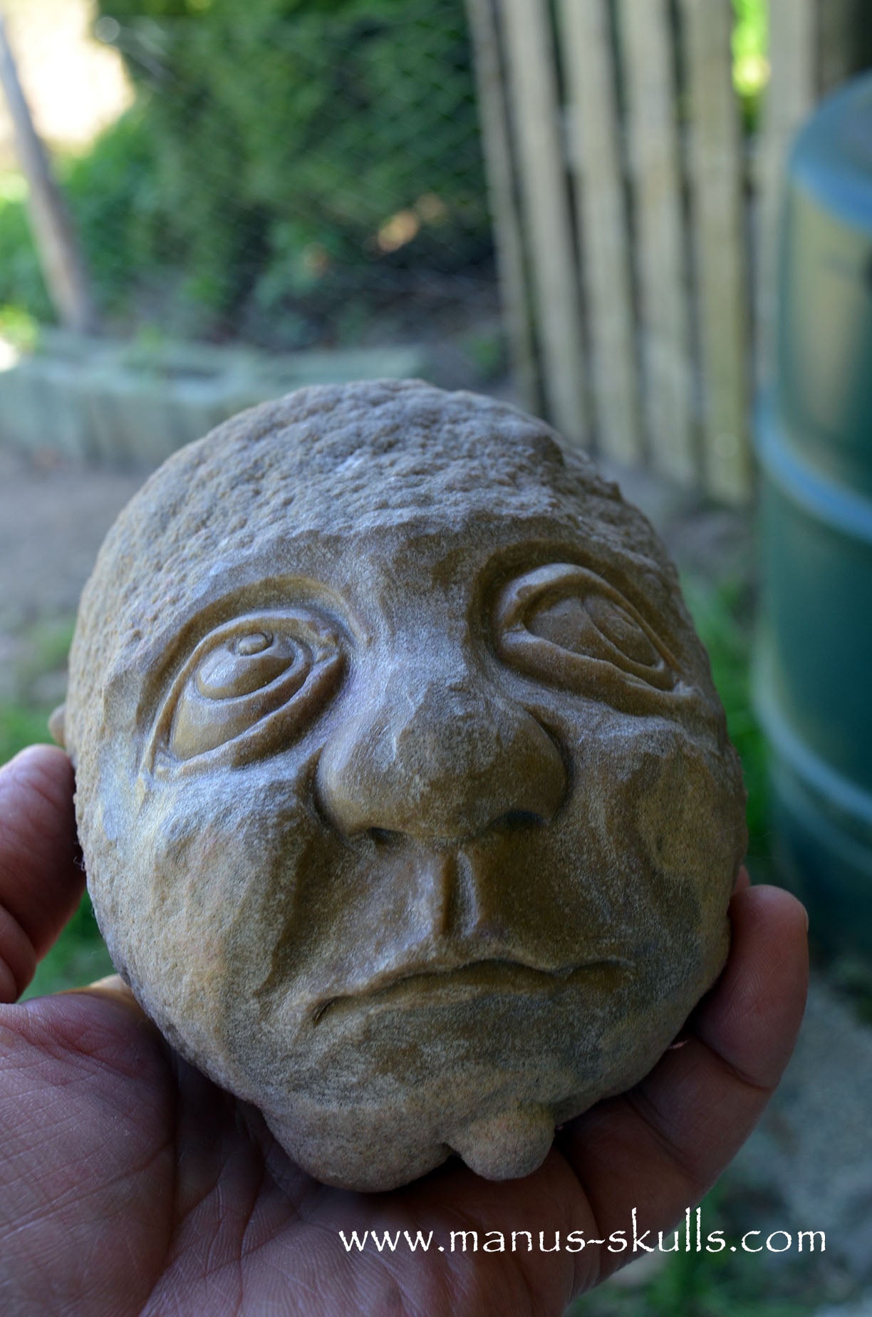 Stromatolite ~ Oncolite Child Skull Face