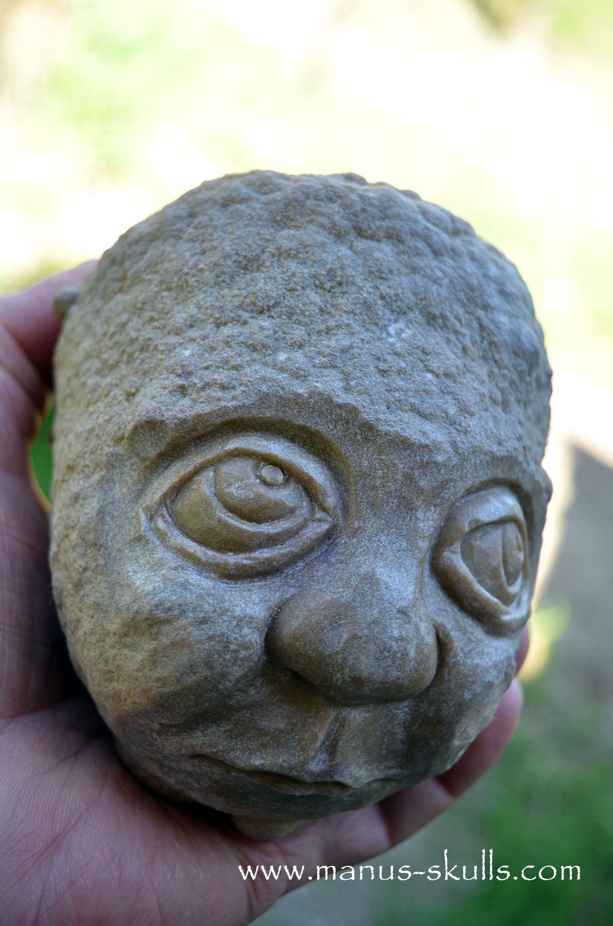 Stromatolite ~ Oncolite Child Skull Face