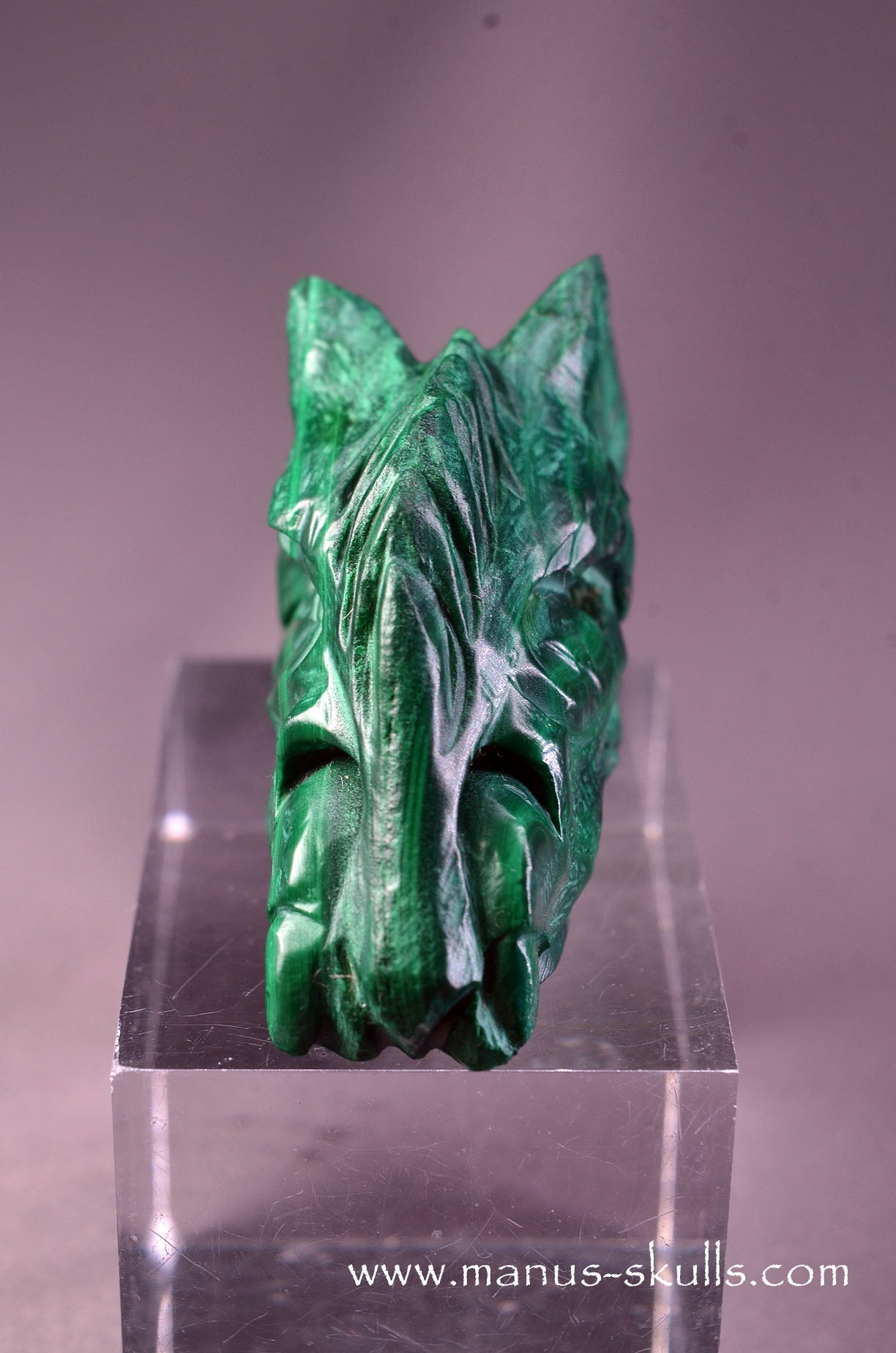 Manus skulls unique Crystal Carvings handmade skulls dragons pendants preseli bluestone tribals spiritual meaning wand Unicorn ..  malachite