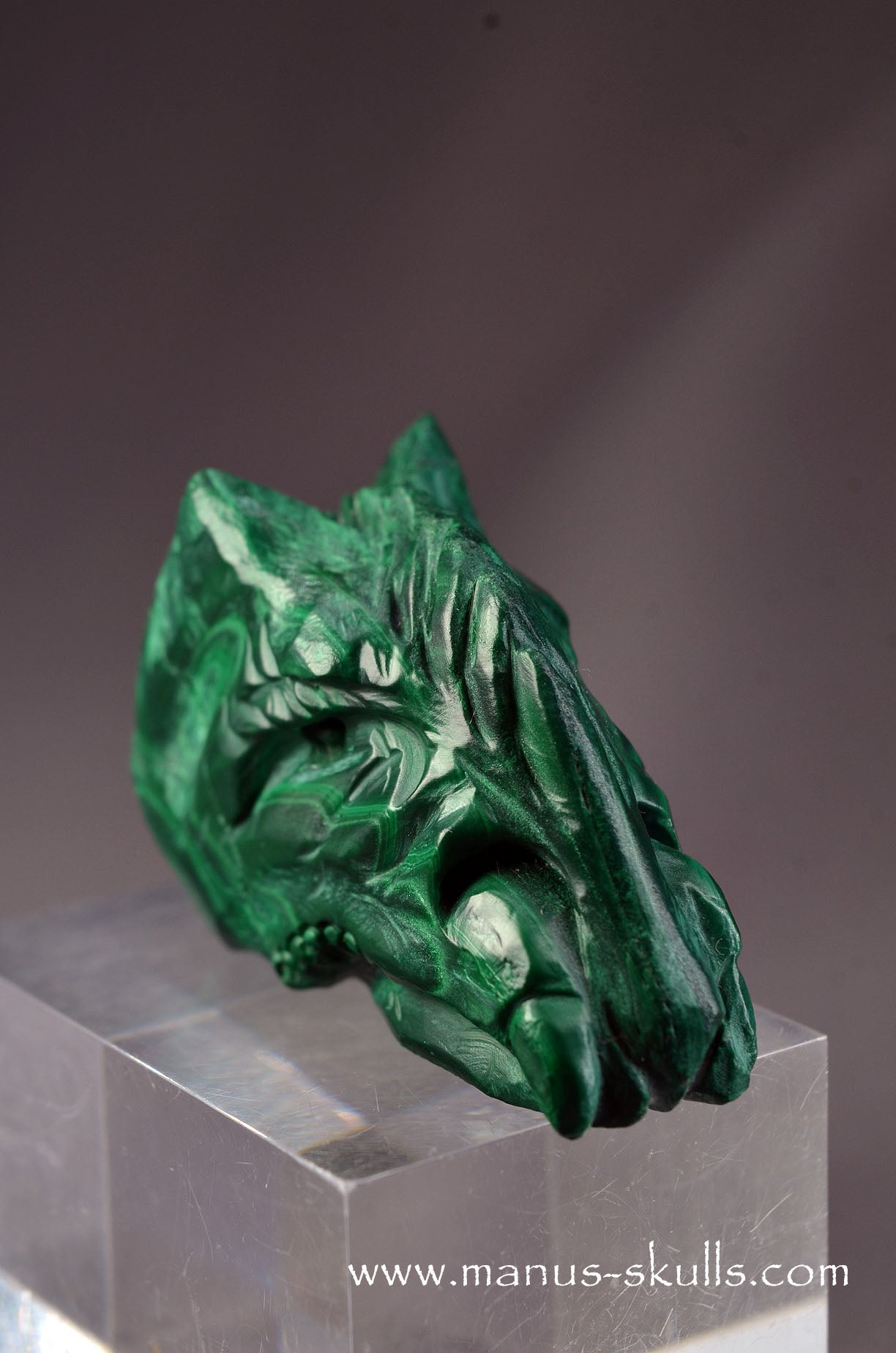 Manus skulls unique Crystal Carvings handmade skulls dragons pendants preseli bluestone tribals spiritual meaning wand Unicorn ..  malachite