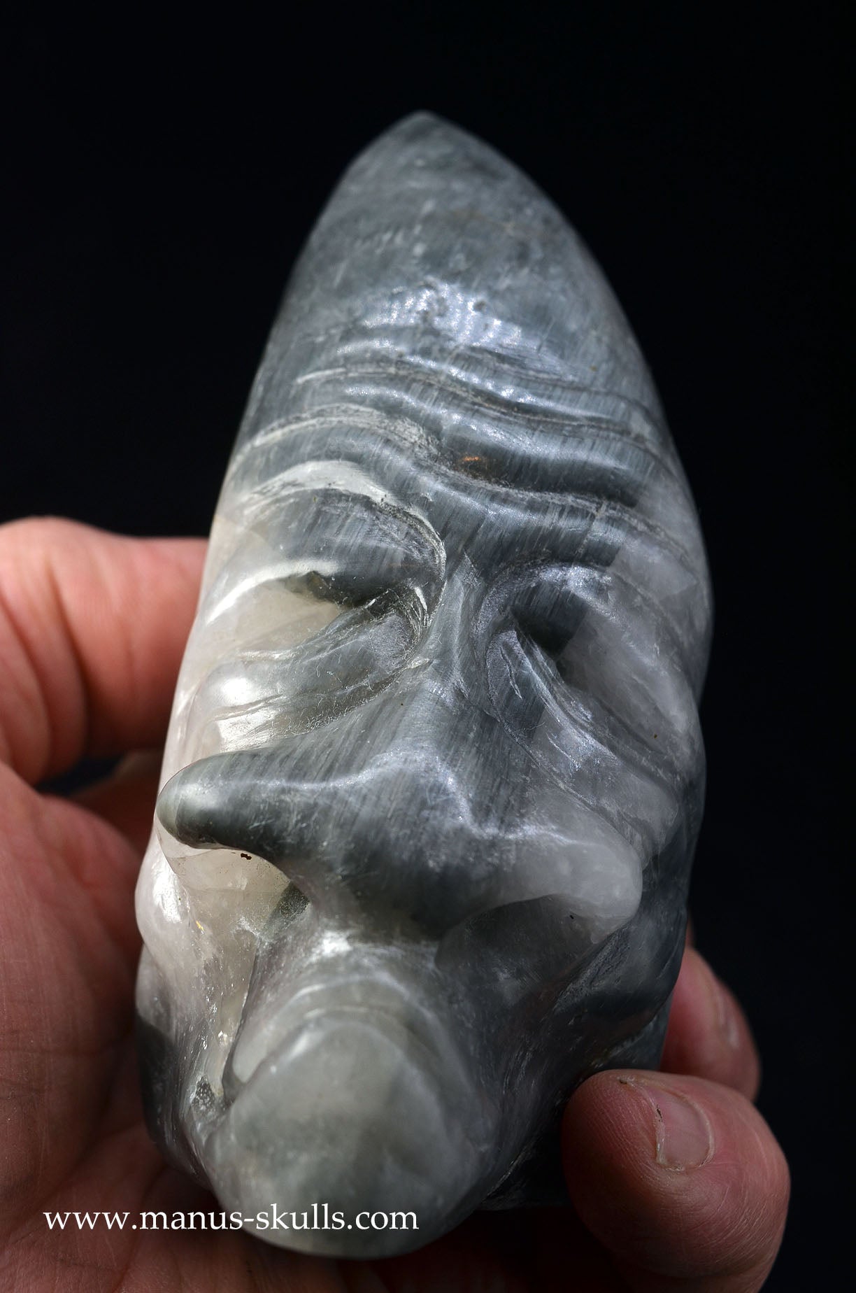 Eagle Eye Quartz Character Skull Face