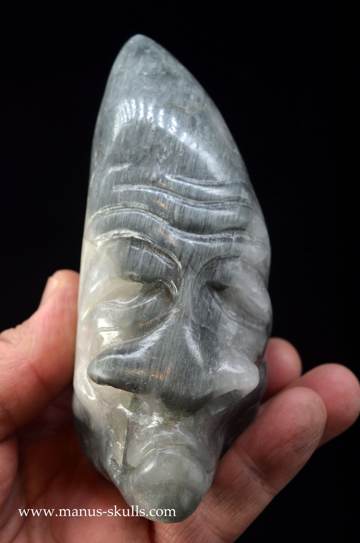 Eagle Eye Quartz Character Skull Face