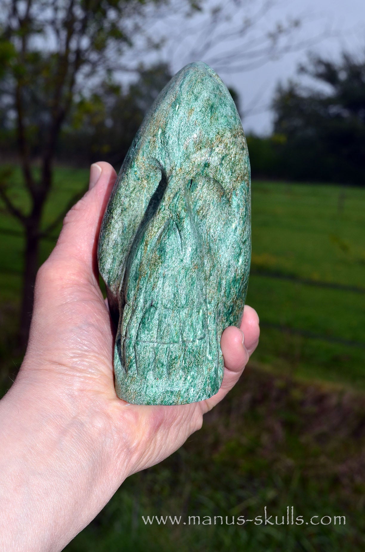 Large Fuchsite Skull