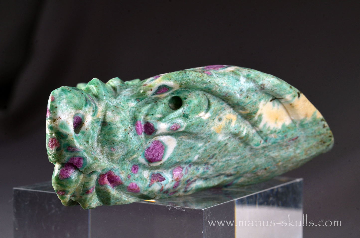 Ruby in Fuchsite Alien Dragon