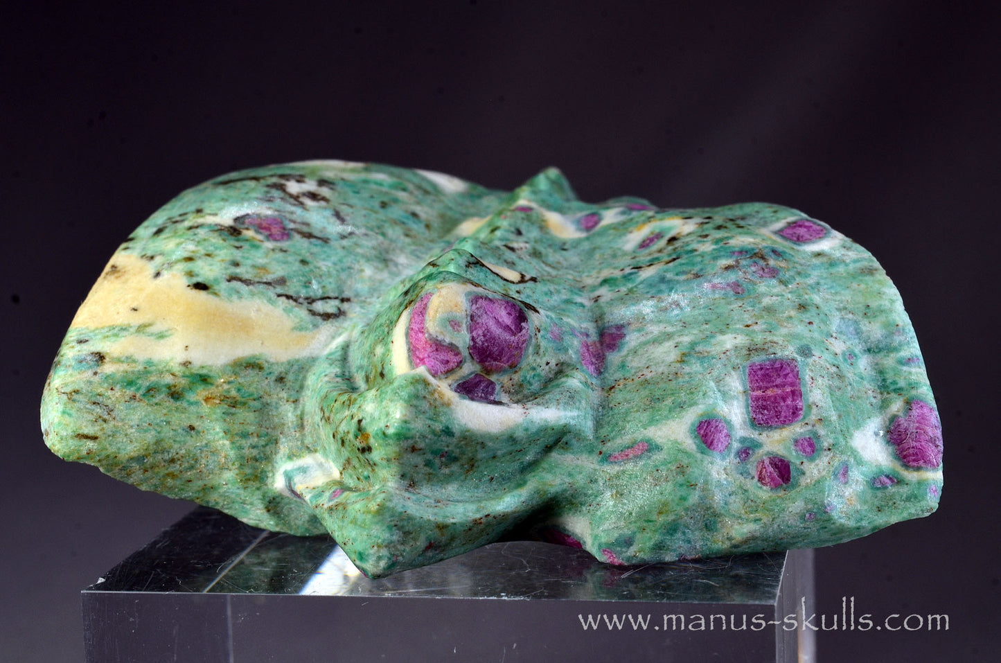 Ruby in Fuchsite Alien Dragon